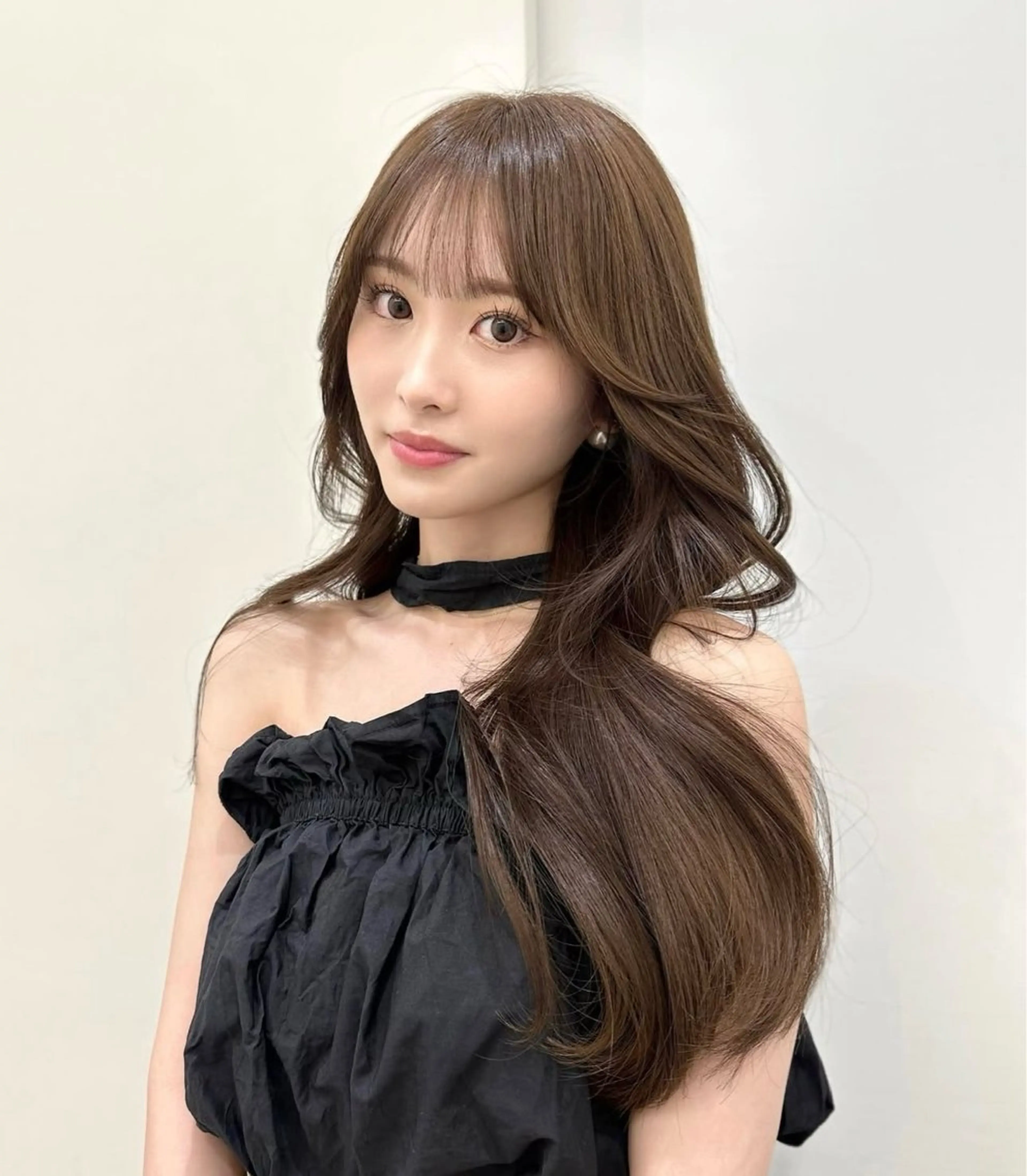 韓国人のような艶カラーの写真