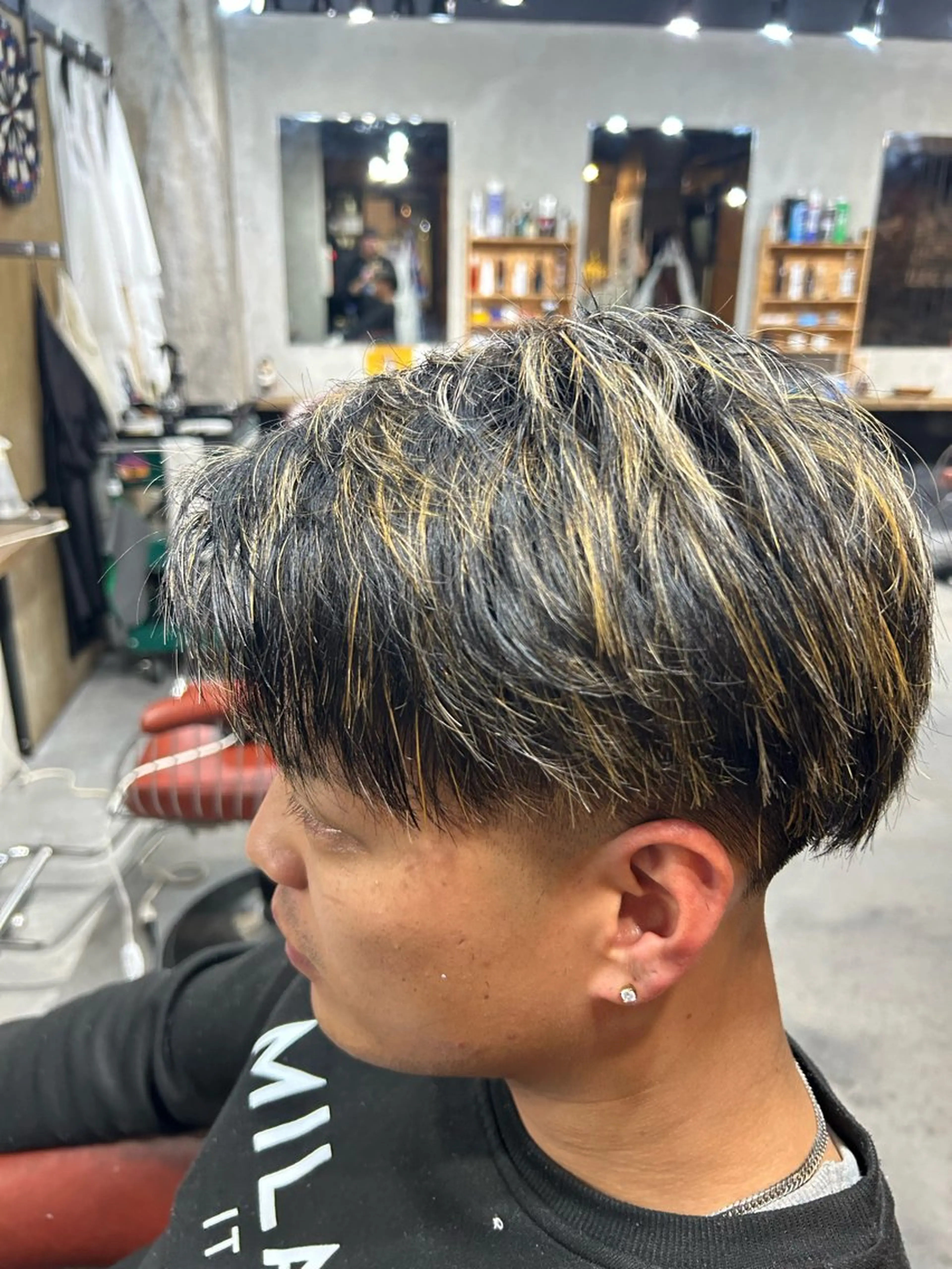 カラー メンズ 菅 大空翔のヘアスタイル