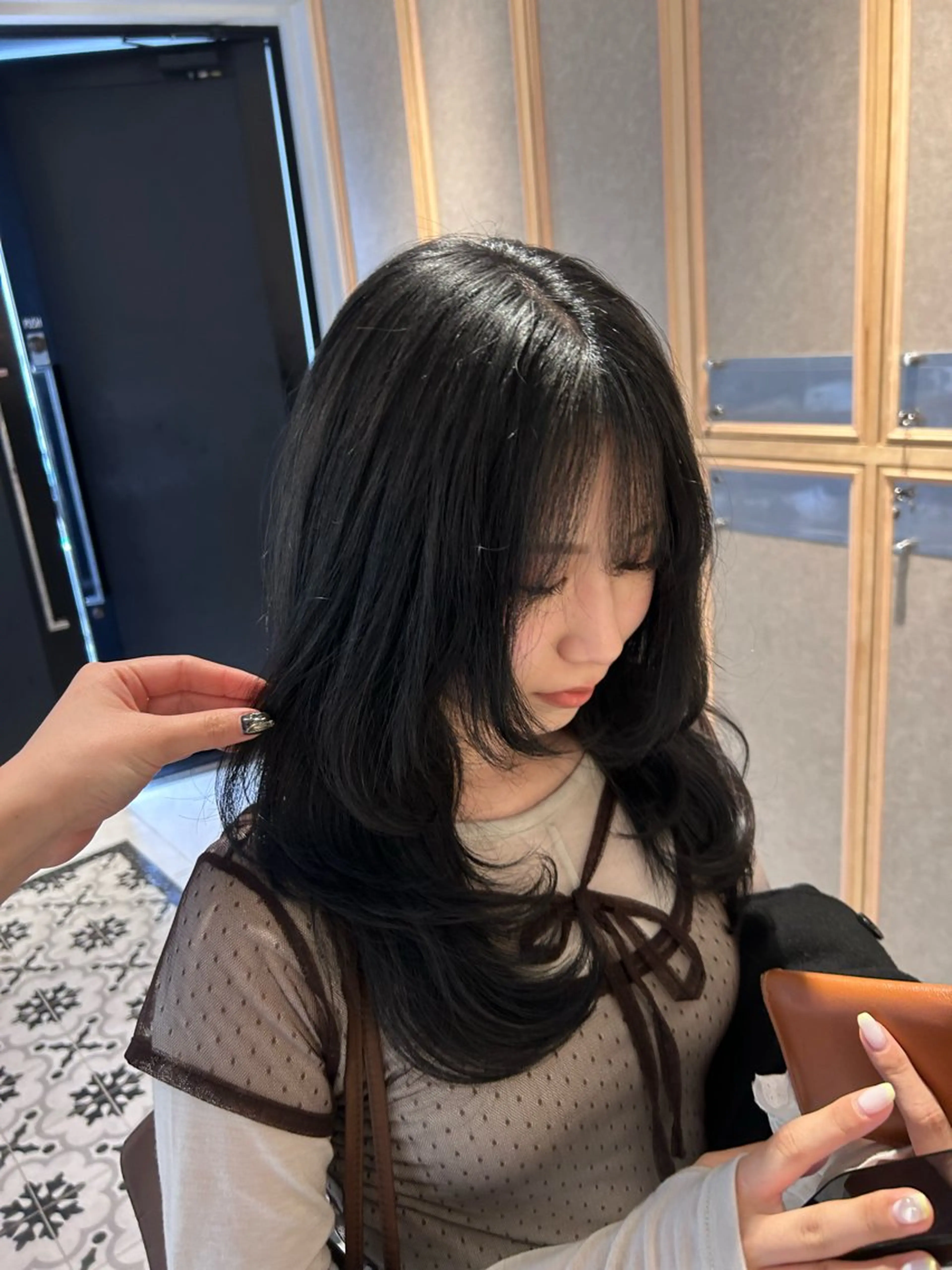 カット➕ケアカラー  [spaシャン➕オリジナルTr付]似合わせ・ 流行りのレイヤーカットも🍒◎の写真