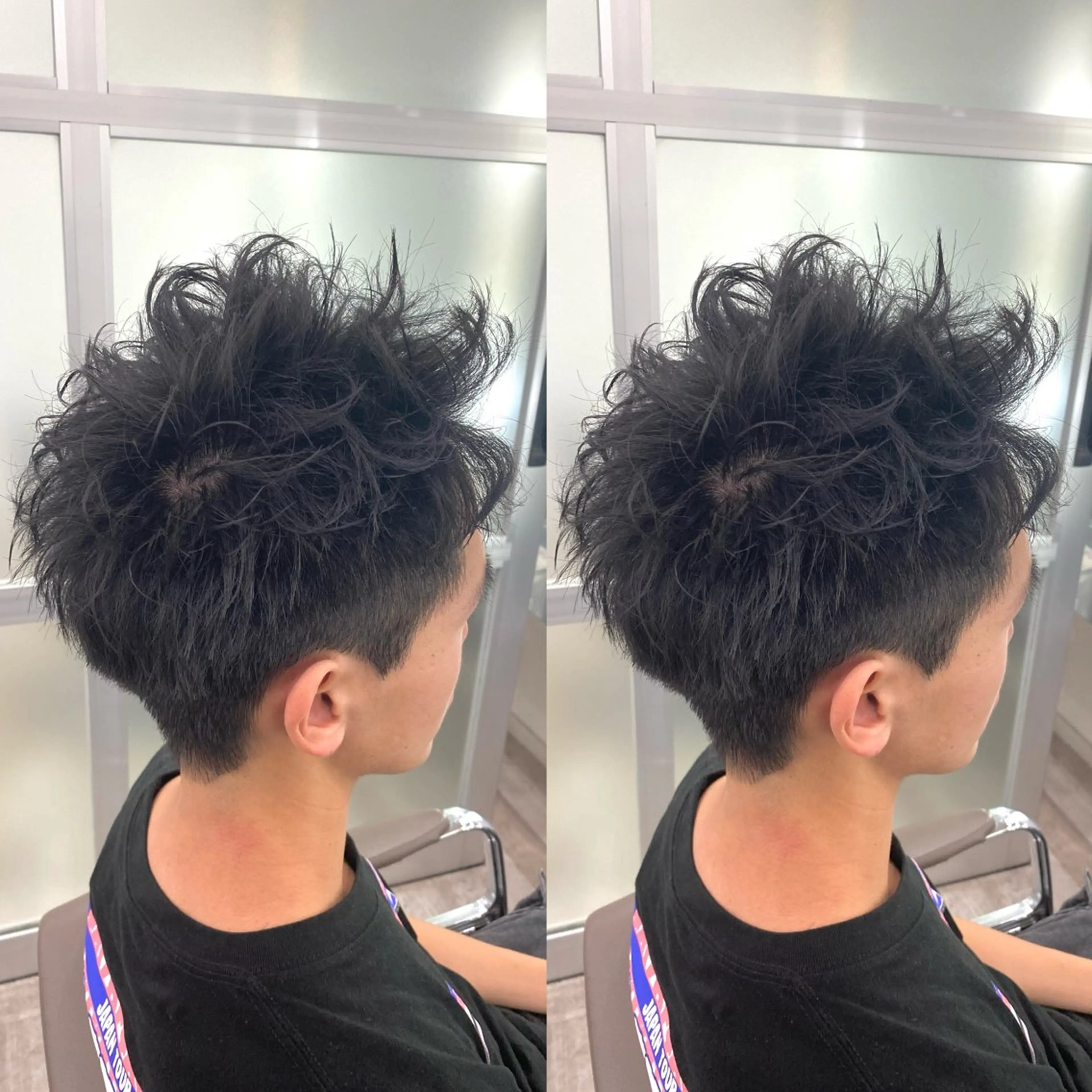 メンズカット＋最初のシャンプー＋スタイリング⚡️ ¥4,400の写真