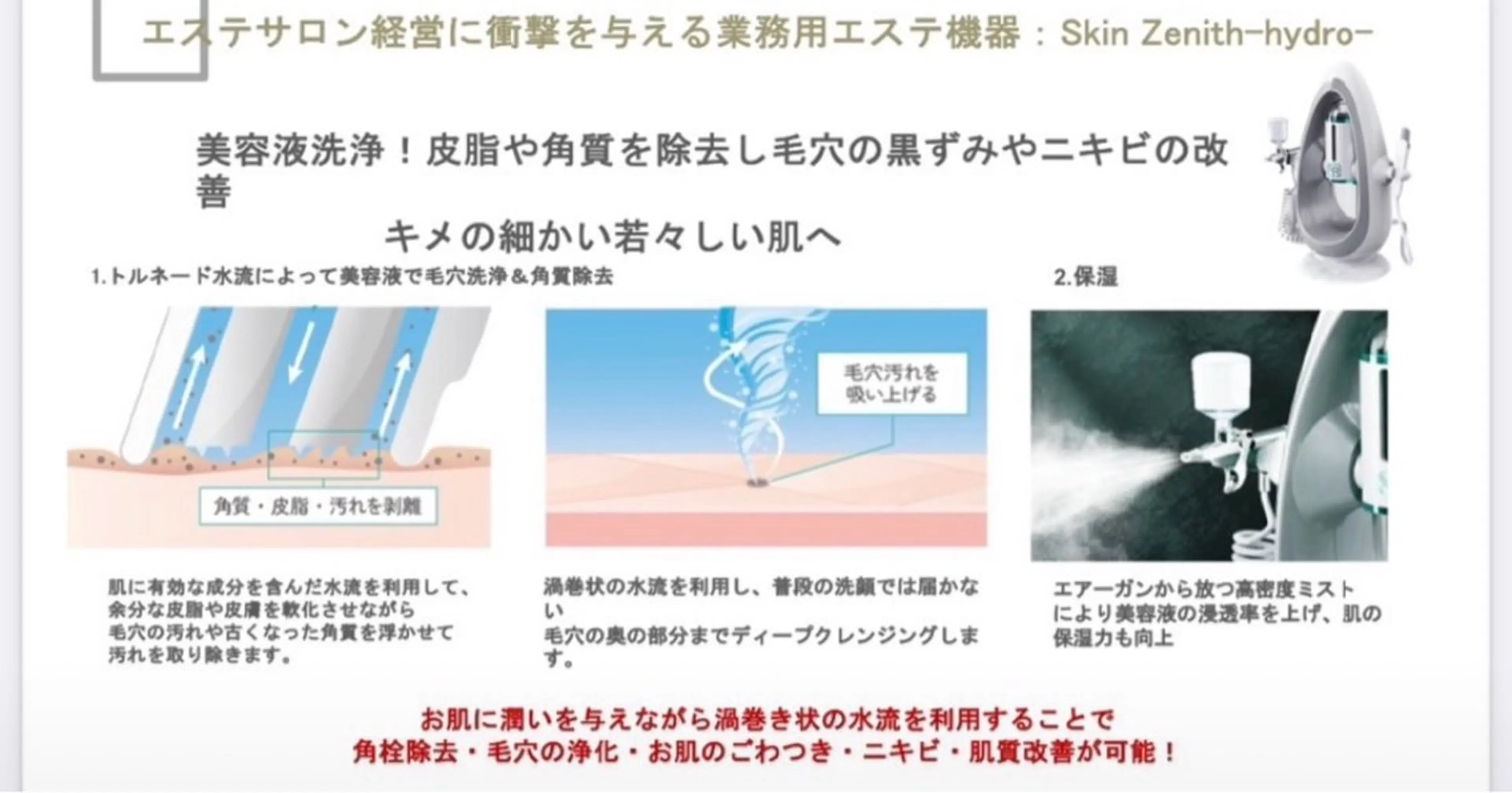 脱毛エステサロン PEAKのエステ・リラクイメージ