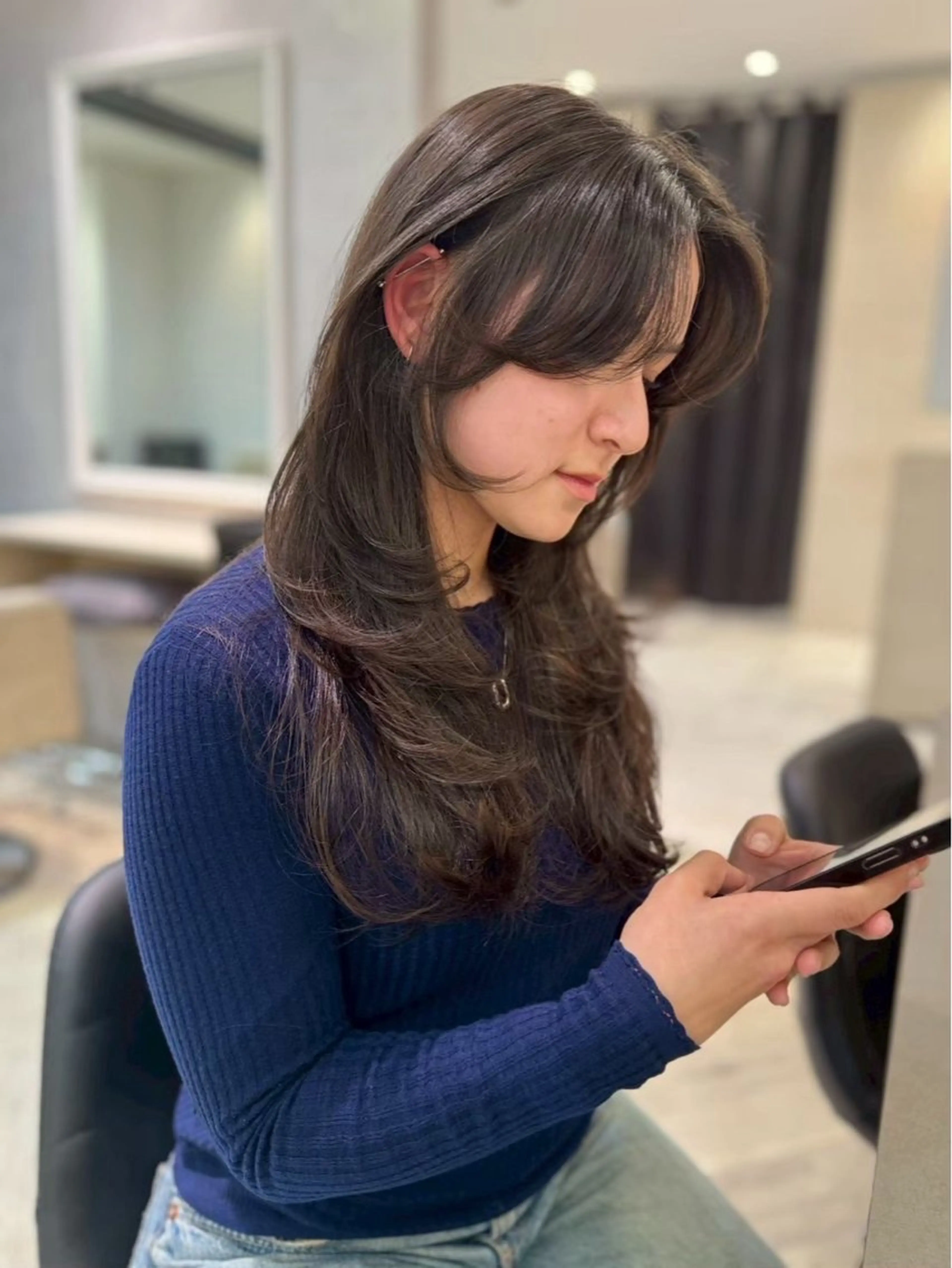 カラー ヘアカラー リ パのヘアスタイル