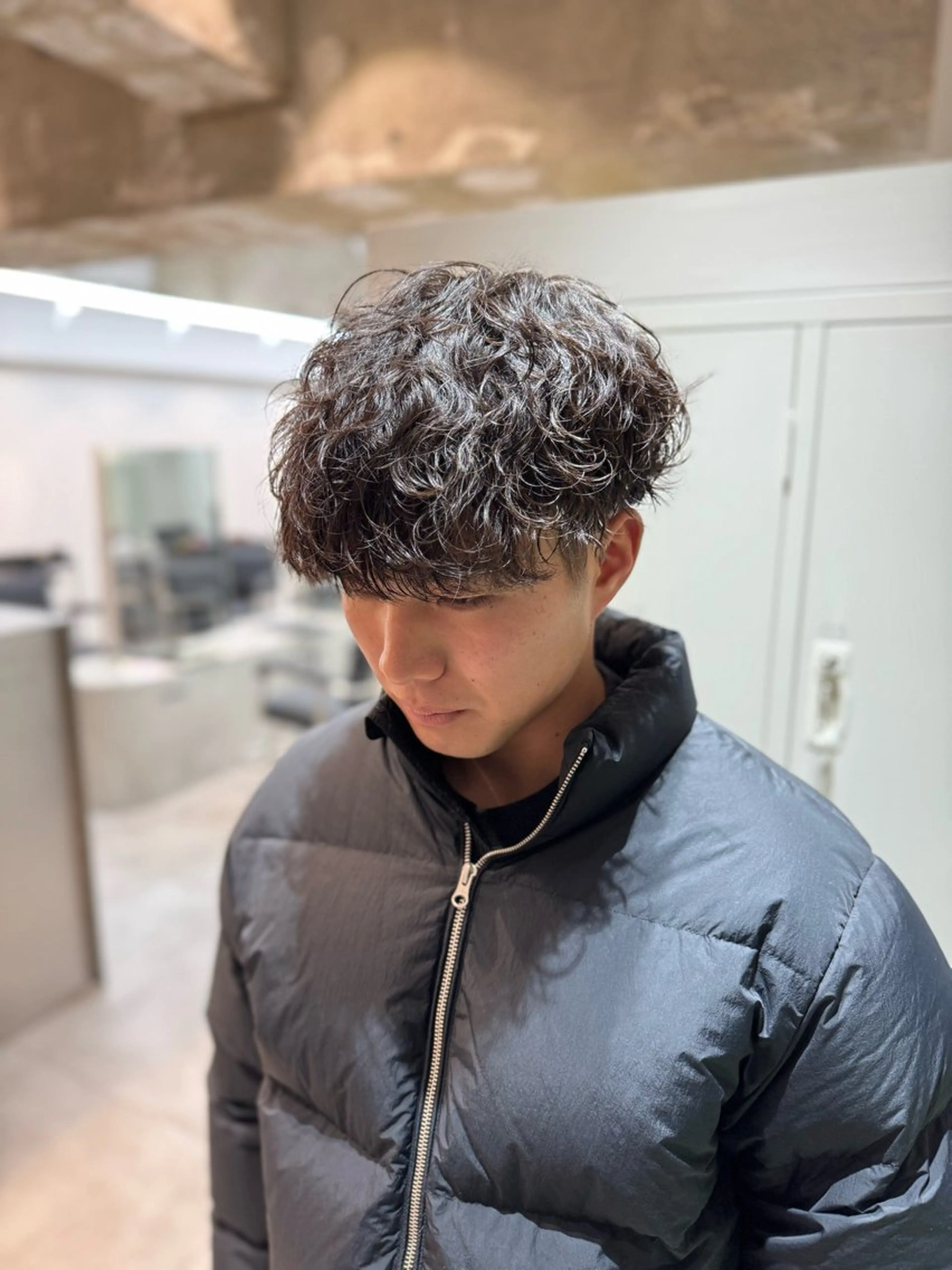 パーマ メンズ フェザーパーマ メンズパーマ スペインカール 波巻きパーマ ニュアンスパーマ カット パーマ 大宮/メンズパーマ 関勇也のヘアスタイル