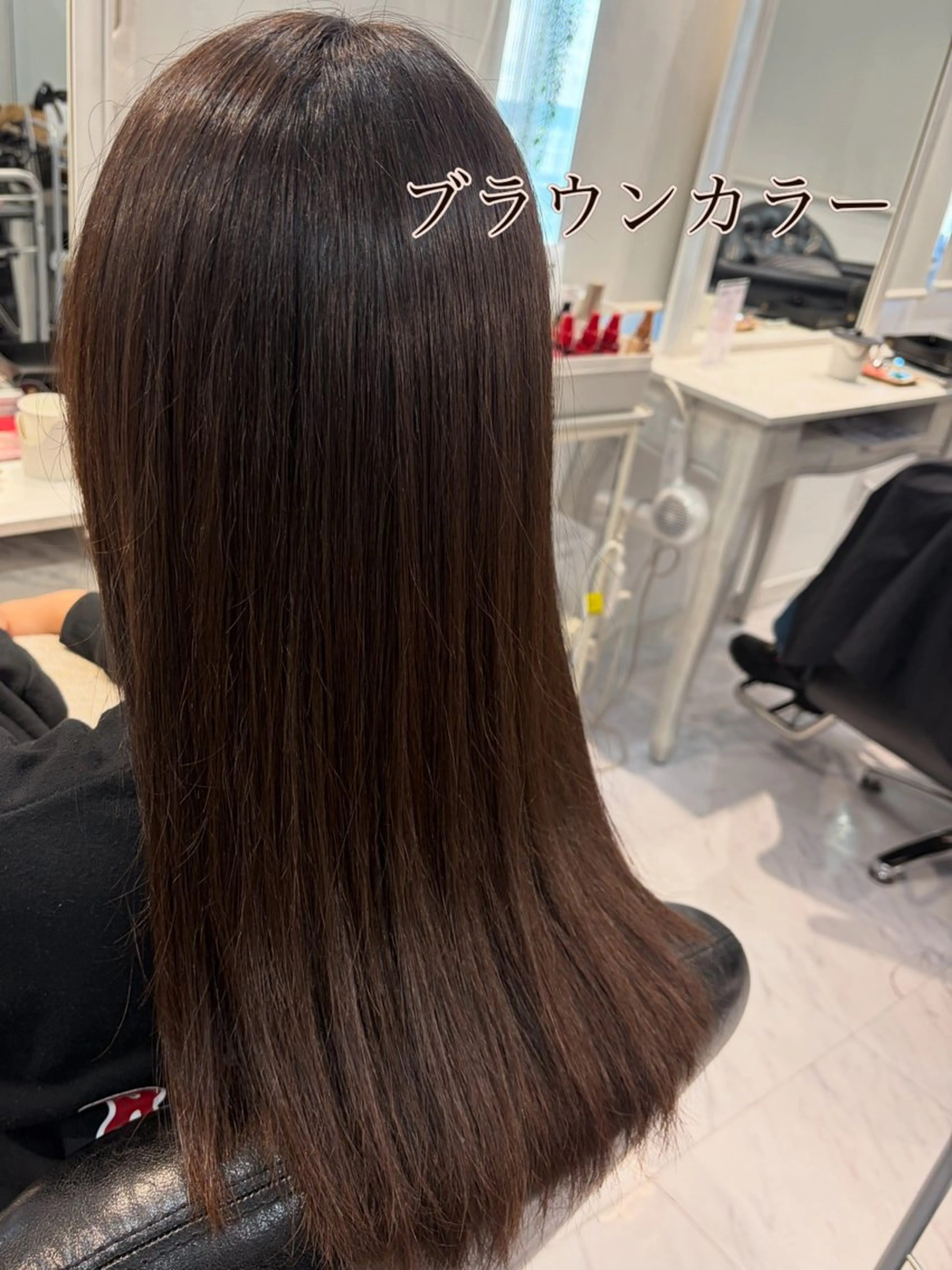 ロング ヘアカラー うえ はらのヘアスタイル