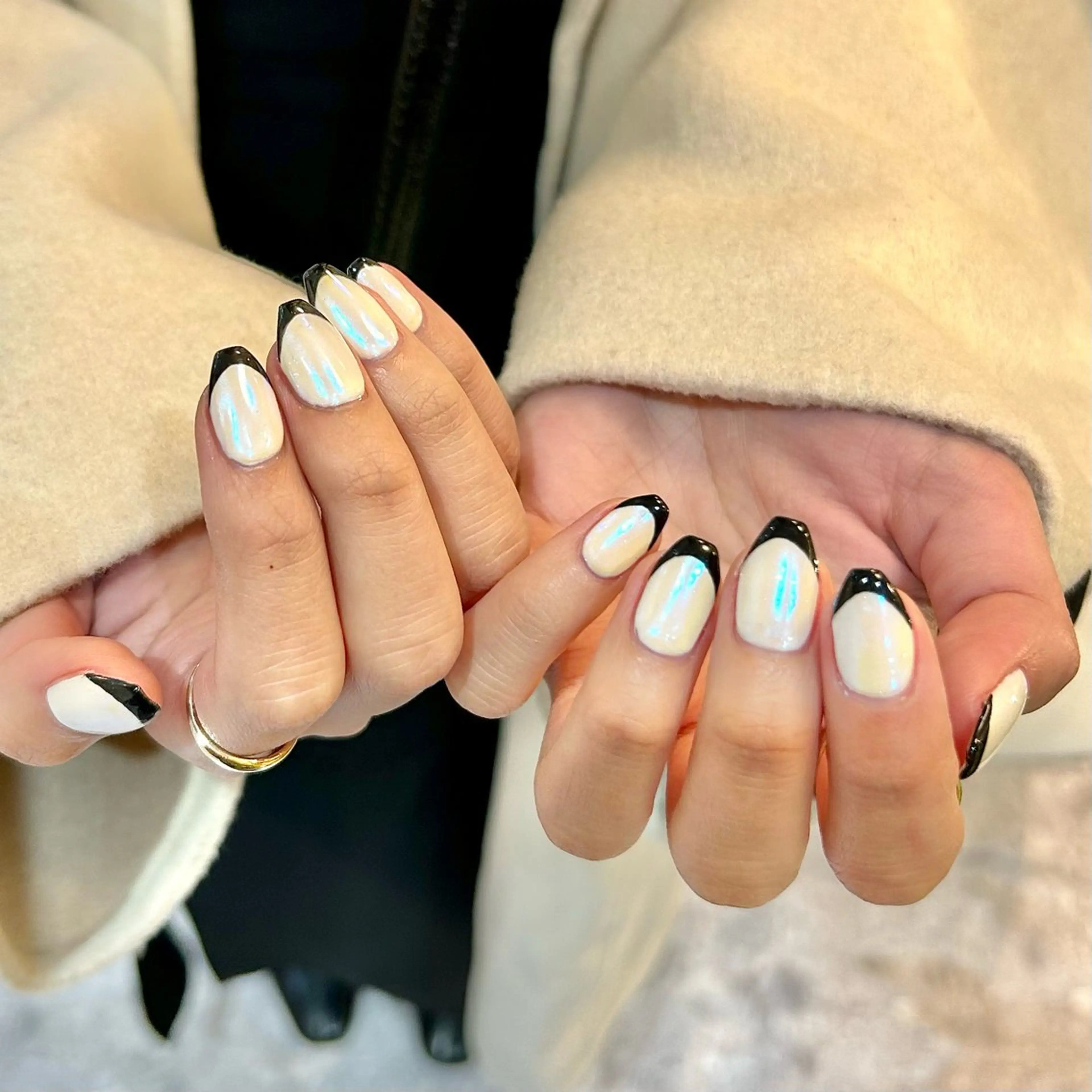 ネイル オーロラネイル 💅🏽 SHIORI🌙のネイルデザイン