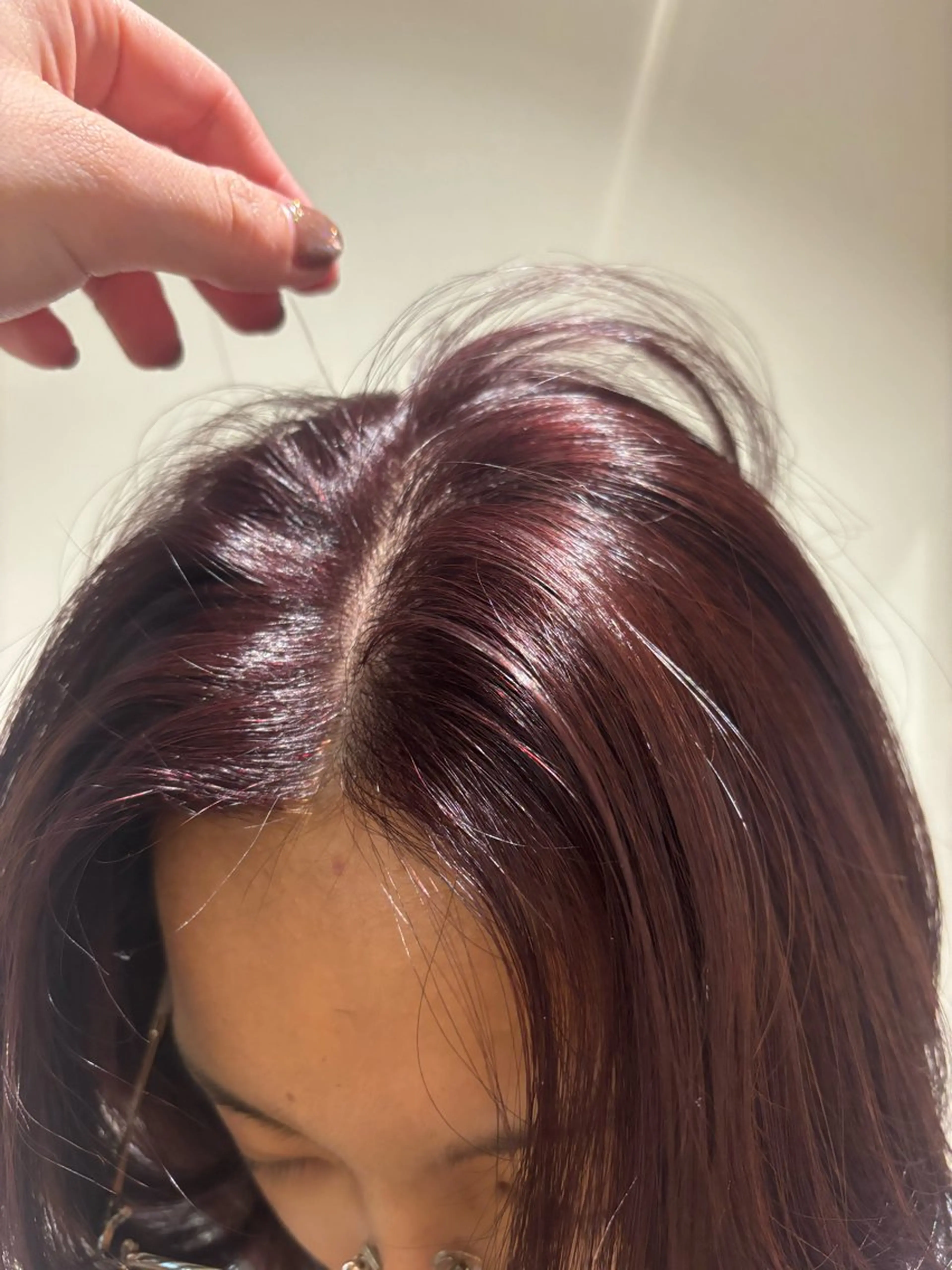 ブリーチなしダブルカラーの写真