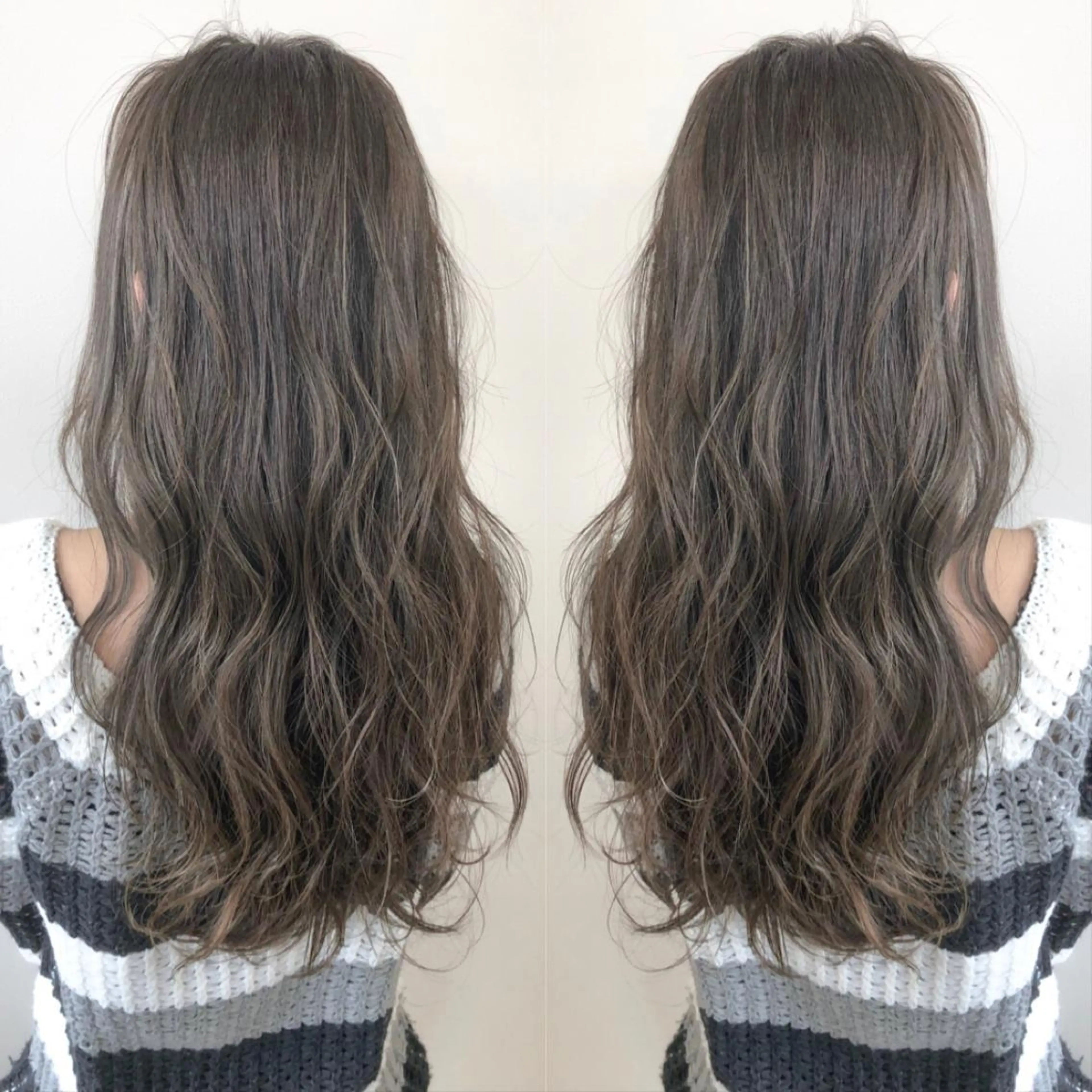 セミロング カラー ヘアカラー トリートメント mahaloha千代田所属・大橋 輝久のヘアスタイル