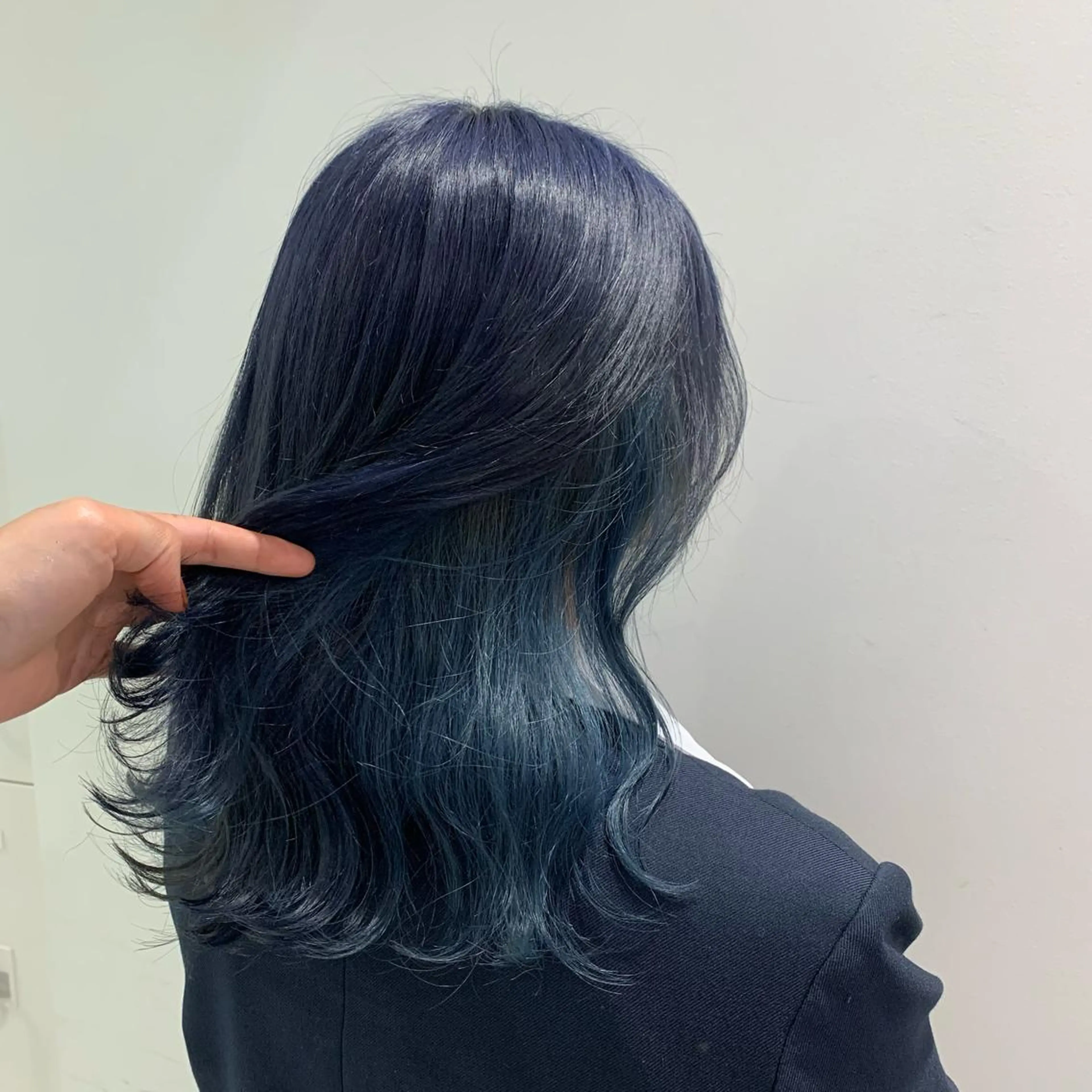 ロング カラー パーマ ヘアアレンジ メンズ キッズ ネイル マツエク・マツパ アイブロウ ブルーカラー ブルーラベンダー ラベンダーカラー ブルー 🦋haginoya miho🦋のマツエク・マツパデザイン