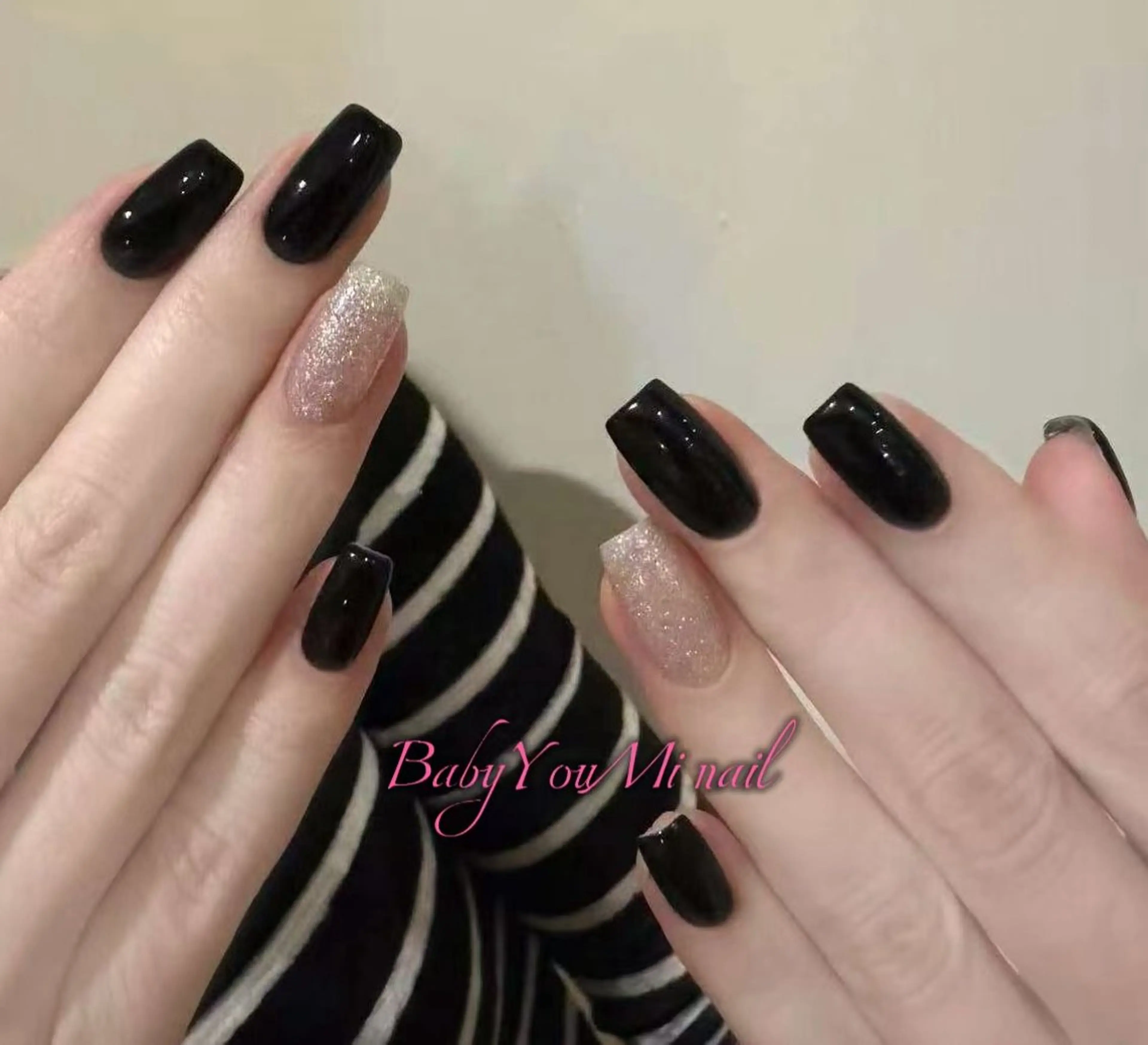 ネイル オーロラネイル フラワーネイル フットネイル フレンチネイル ジェルネイル ハンドネイル BabyYouMi nailのネイルデザイン