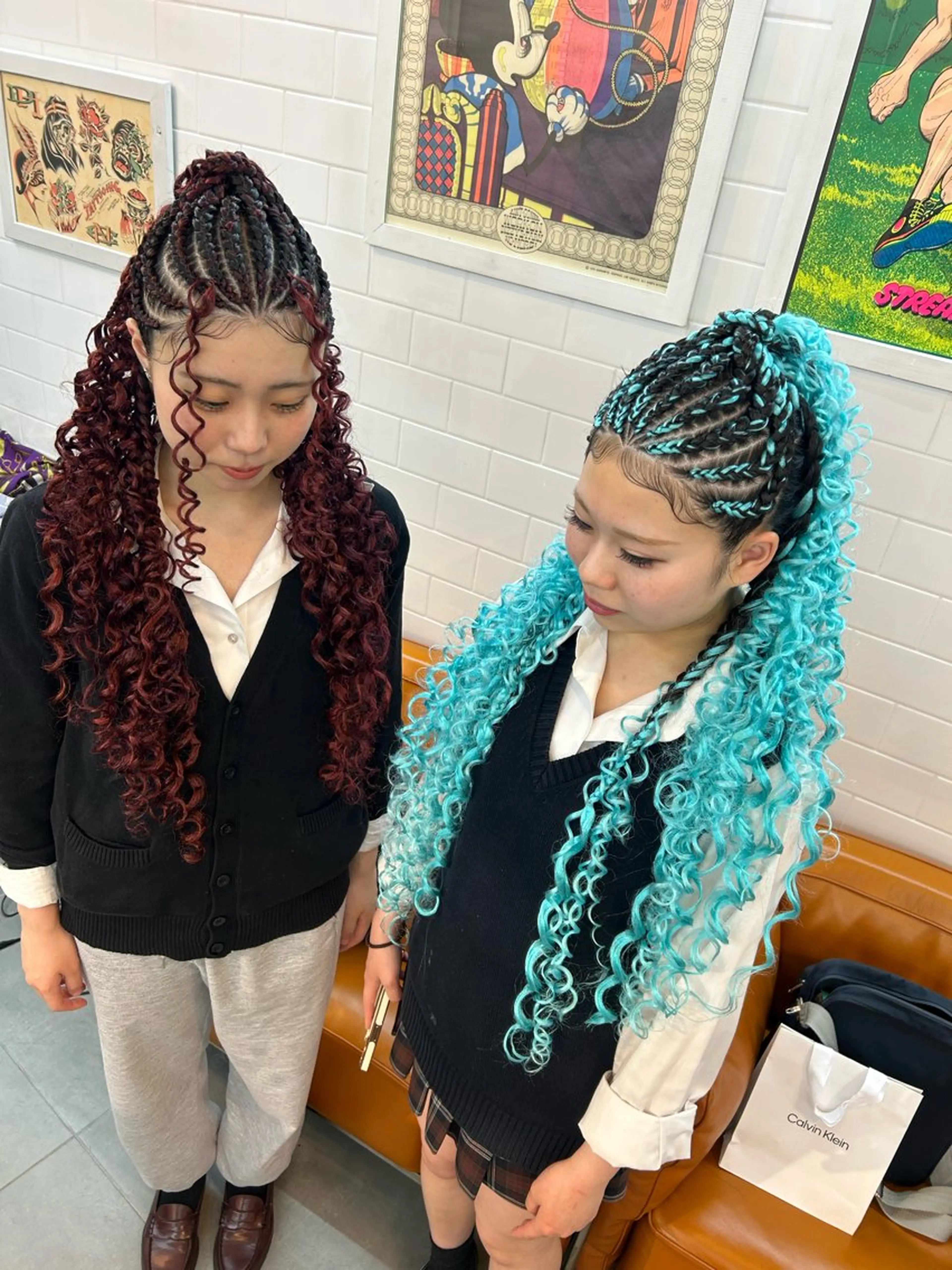 ロング ヘアアレンジ エクステ ヘアセット HONEY TRAP!所属・HARURU🪮✨ ブレイズ海外ヘアのヘアスタイル