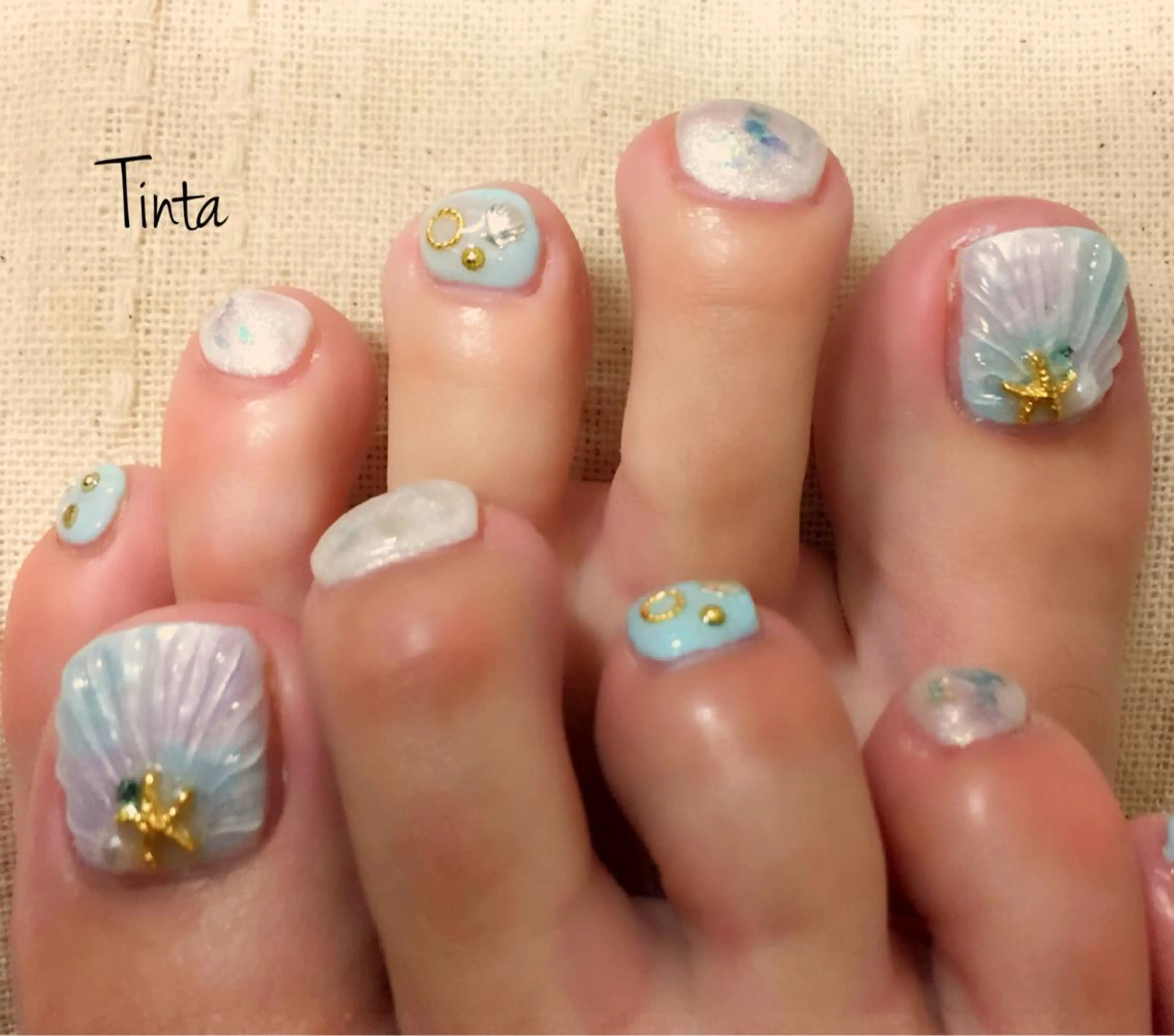 ネイル フットネイル 馬場 典子のネイルデザイン