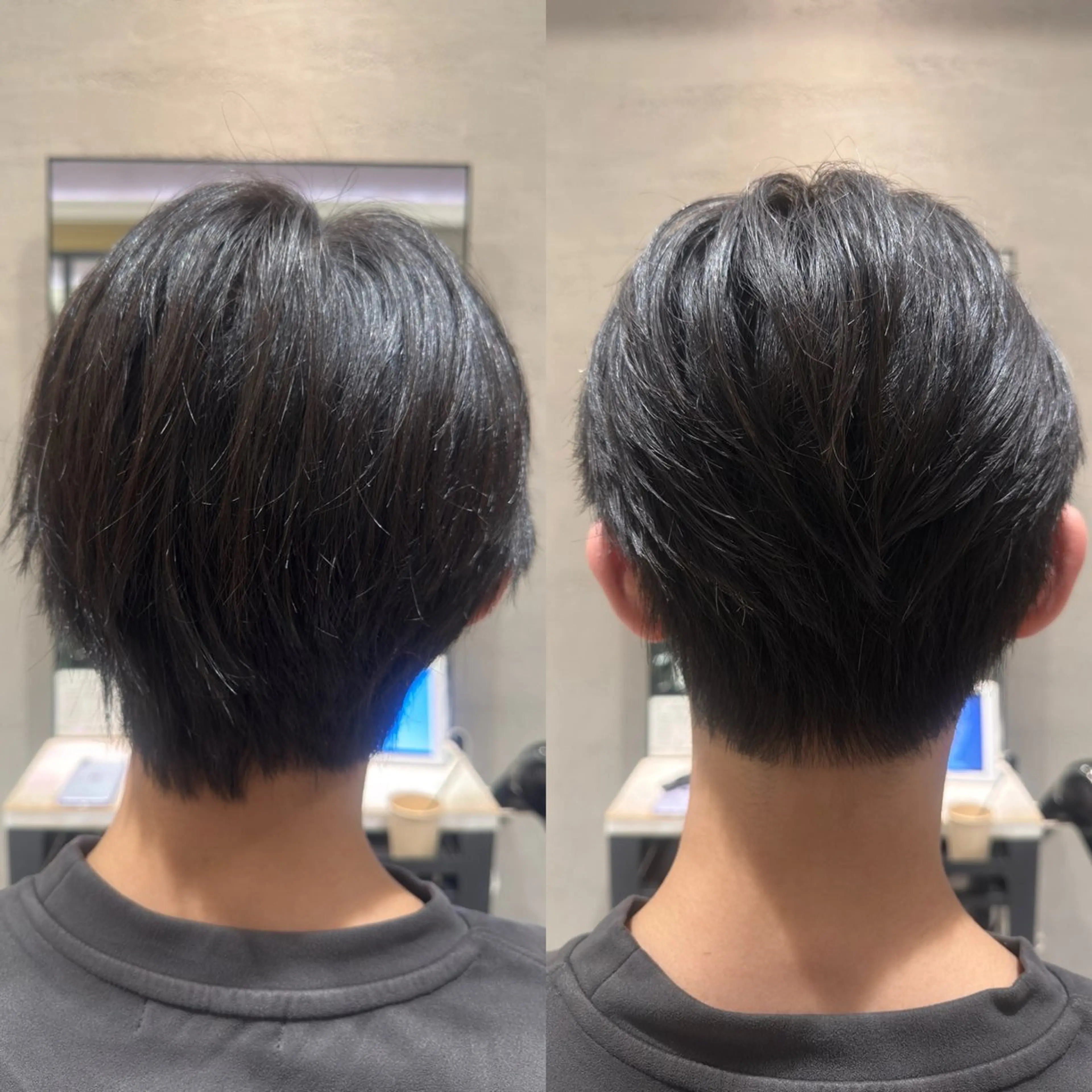 メンズ 頭から整える美容師 松田のヘアスタイル