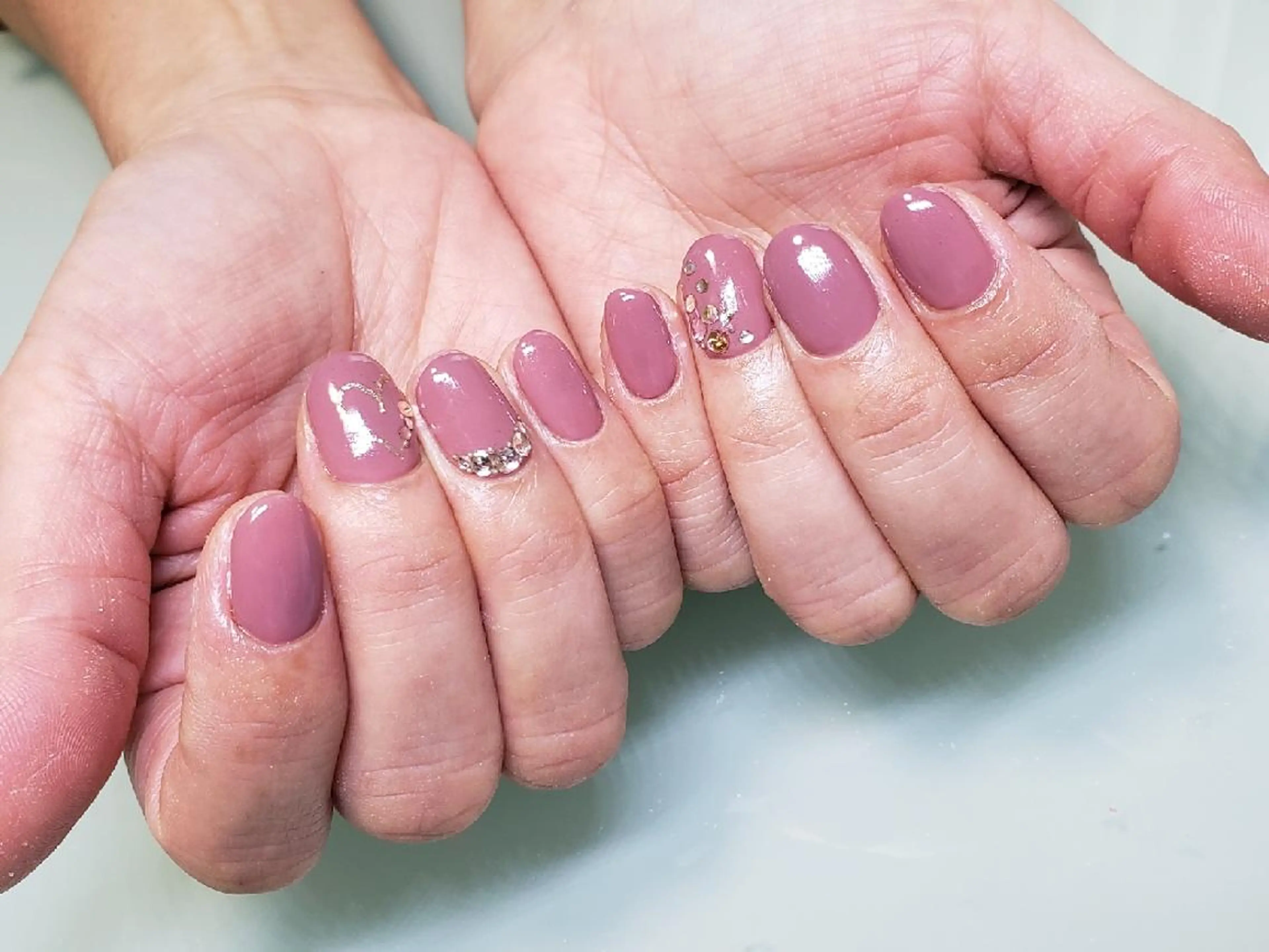 ネイル アートネイル シンプルネイル Lapis  Nailのネイルデザイン