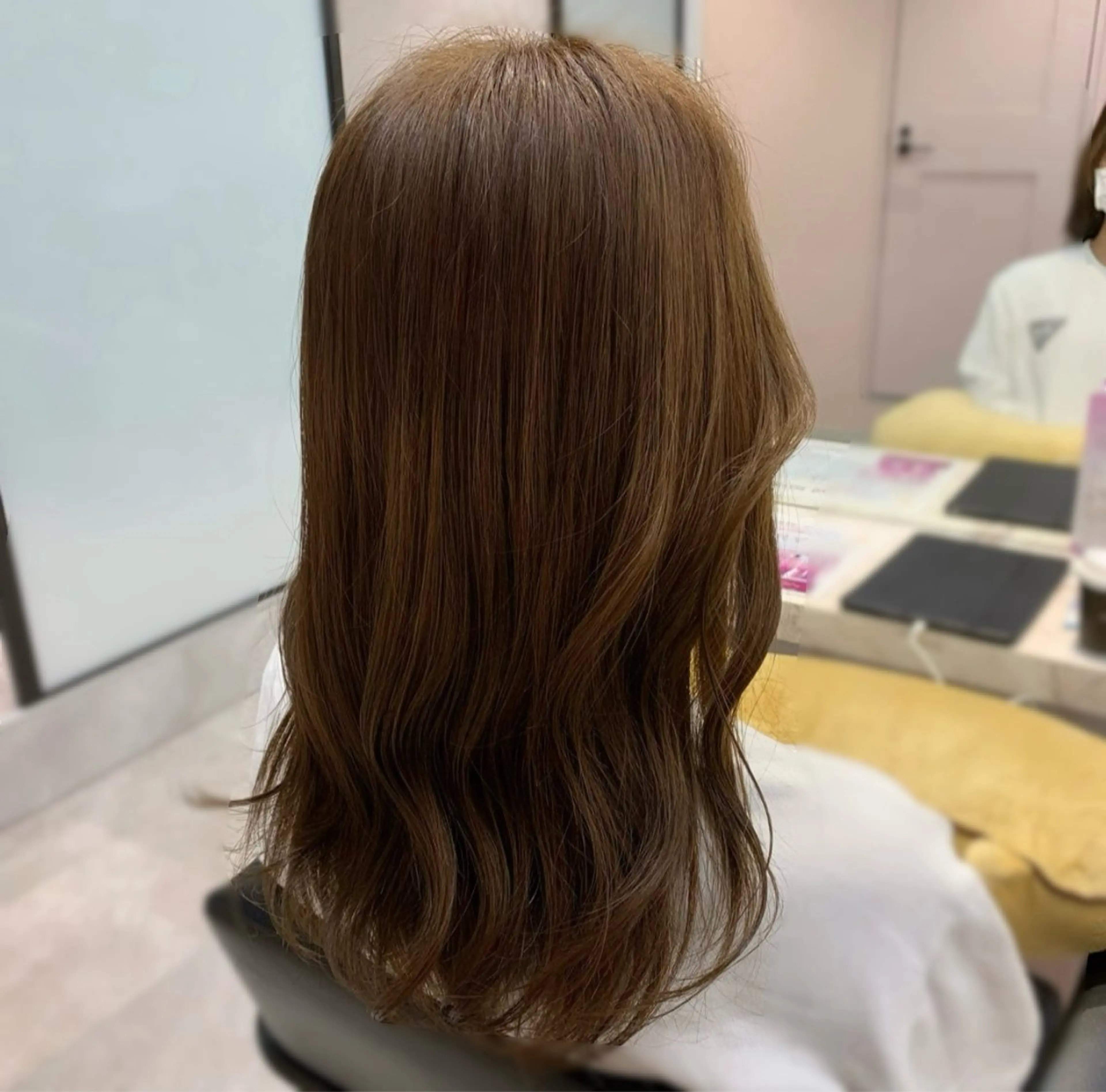セミロング カラー ベージュカラー 🦋透明感艶カラー 🫧/Yuu🦋のヘアスタイル