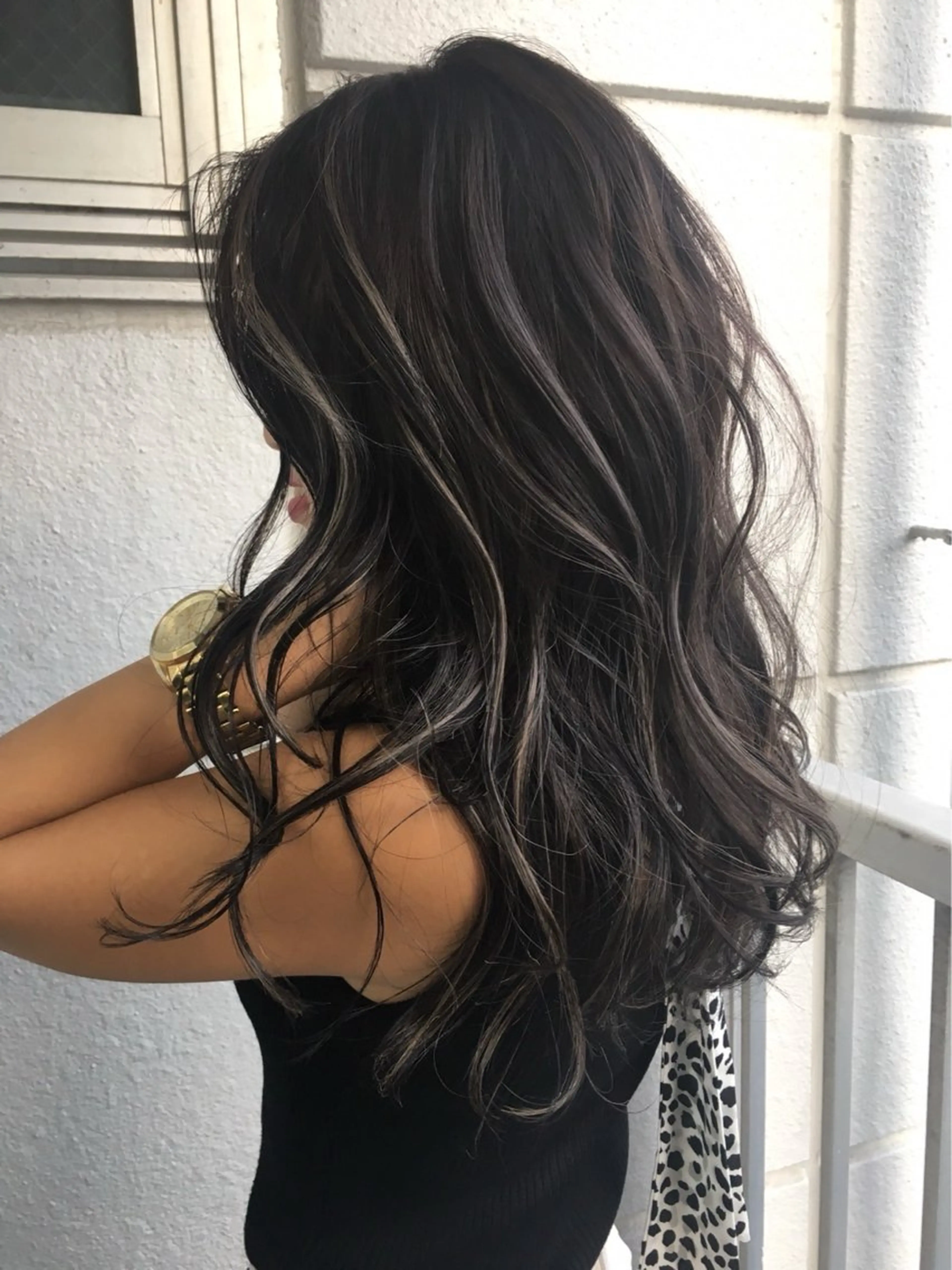 ロング カラー 透明感カラー/ kazusaのヘアスタイル