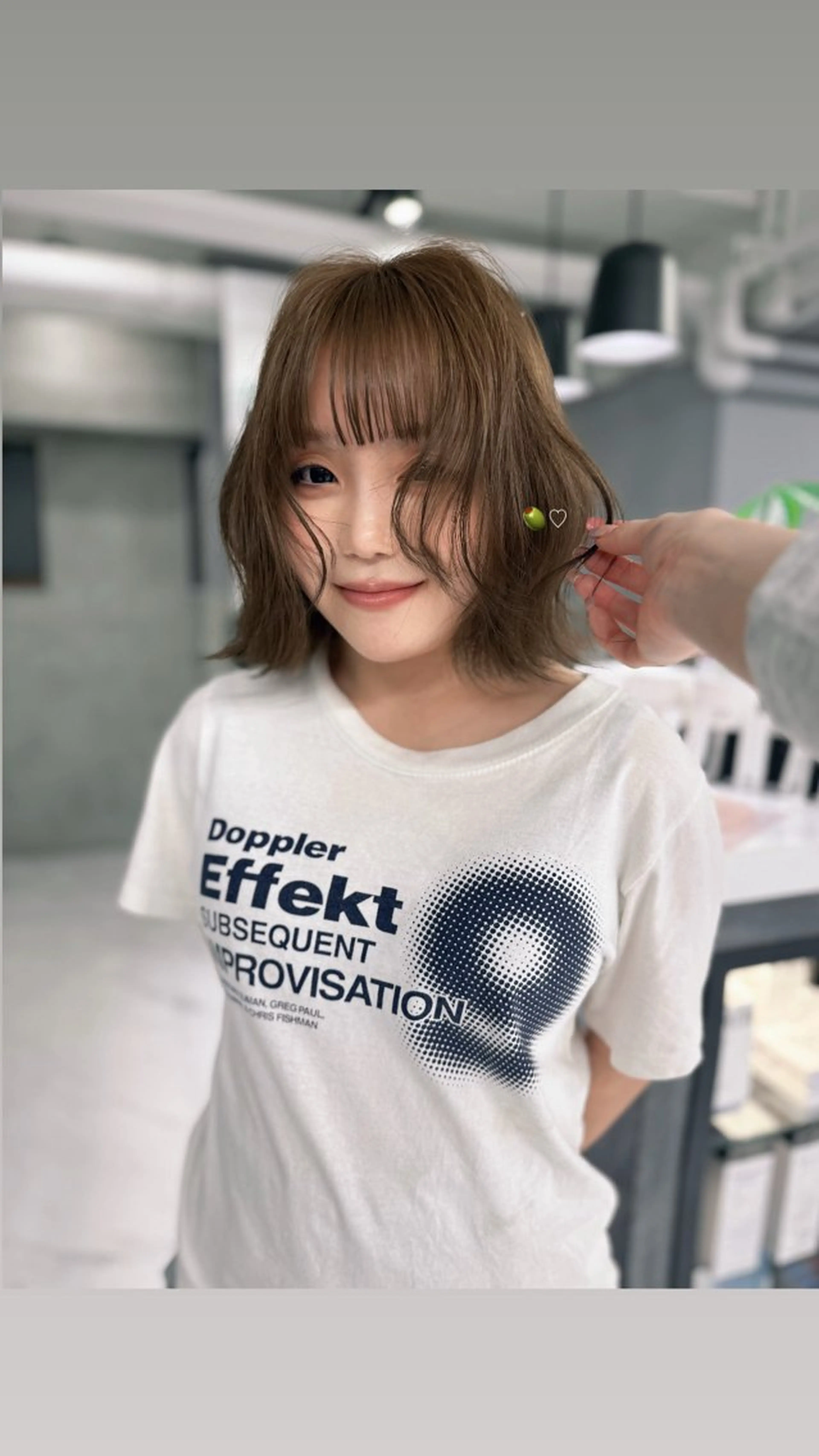 カット ヘアカラー sena⌇ベージュ⌇ ブリーチなしWカラーのヘアスタイル