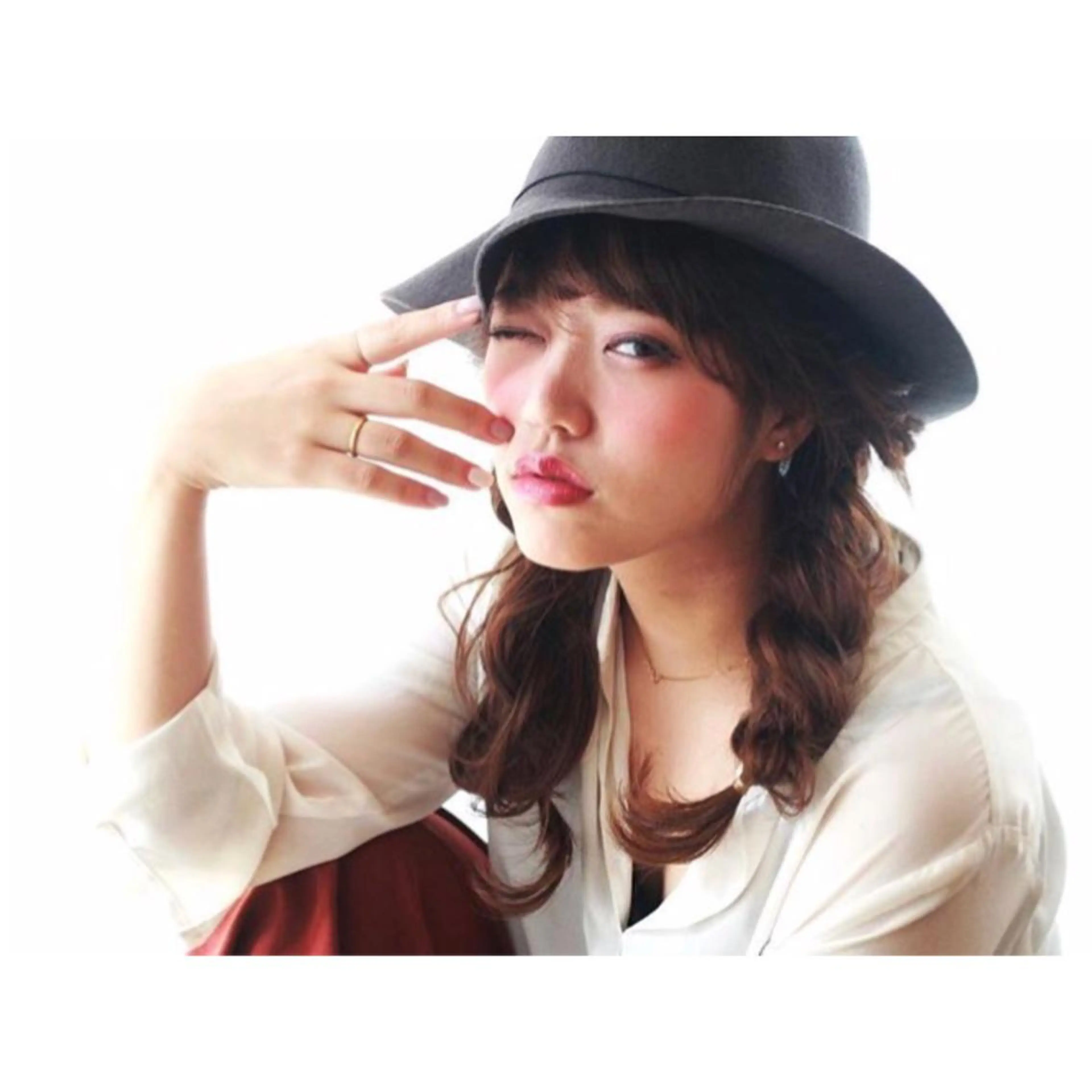 ロング カラー ヘアカラー トリートメント 高木 麻知子のヘアスタイル