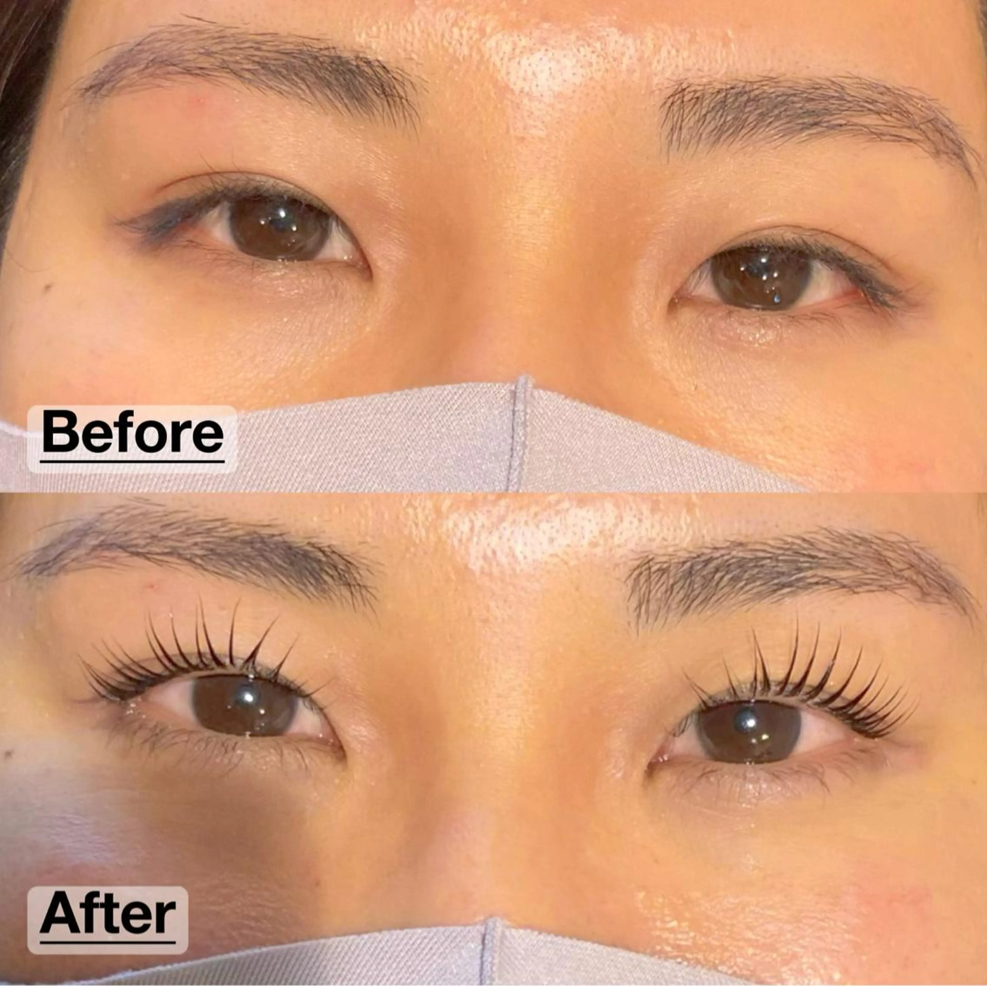 マツエク・マツパ パリジェンヌラッシュリフト マツパ Earth coiffure beaute長野稲田店所属・林 愛子のマツエク・マツパデザイン