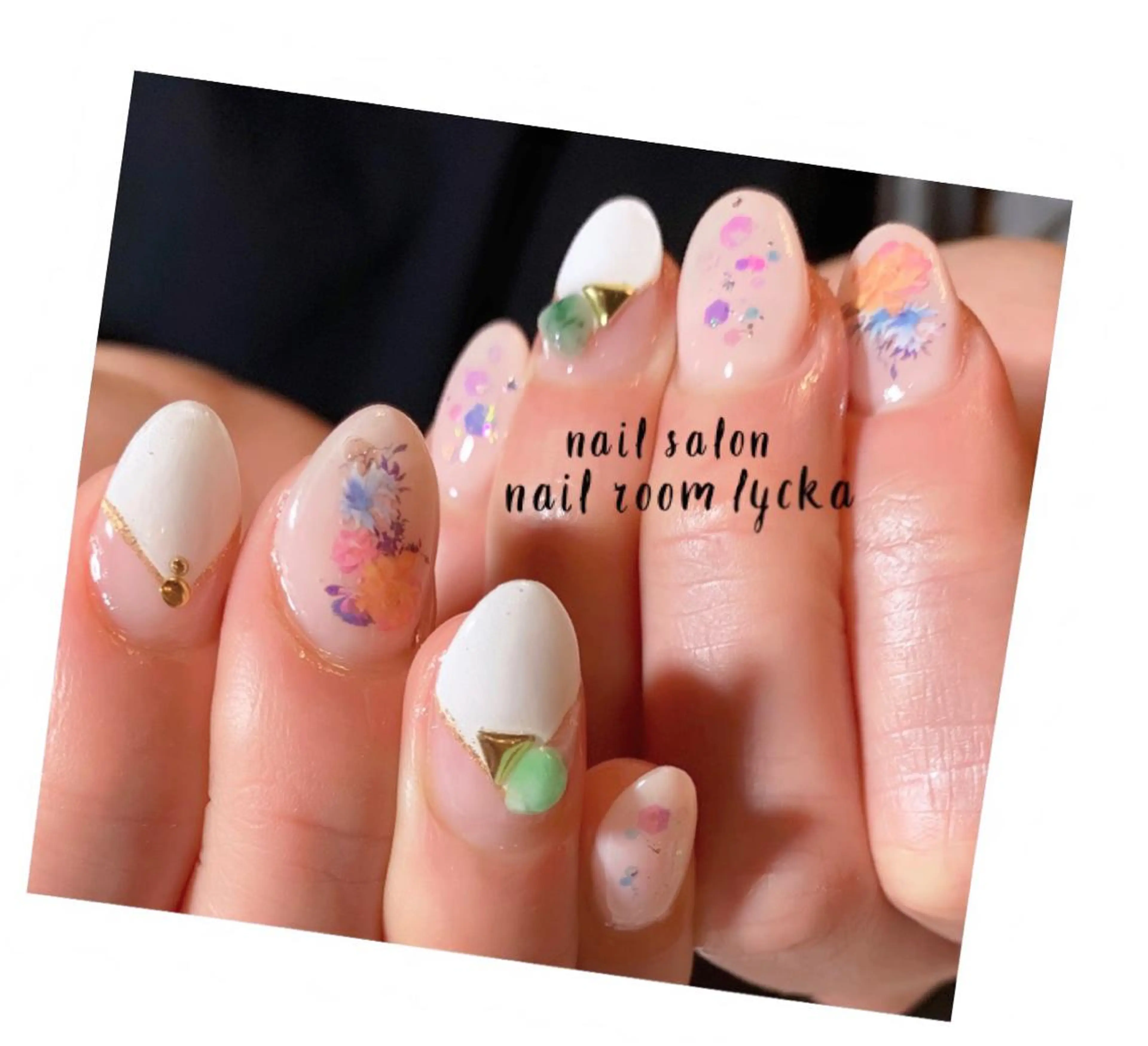 ネイル ﾈｲﾙﾙｰﾑﾘｯｶ 𝐦𝐚𝐲𝐮のネイルデザイン