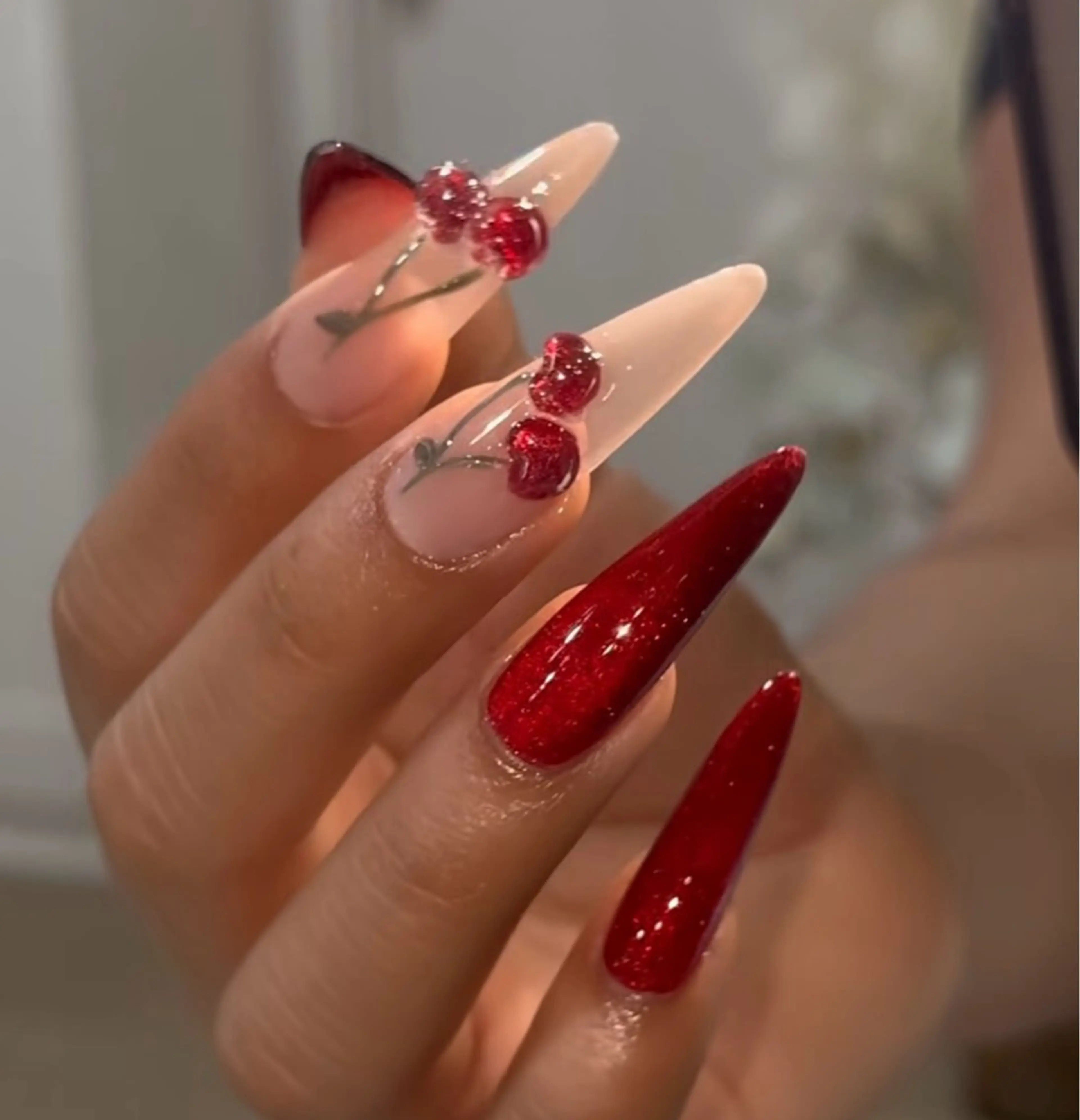 ネイル 韓国ネイル 持ち込み ニュアンスネイル ネイルチップ ハンドネイル TABI ANA.CHUOのネイルデザイン