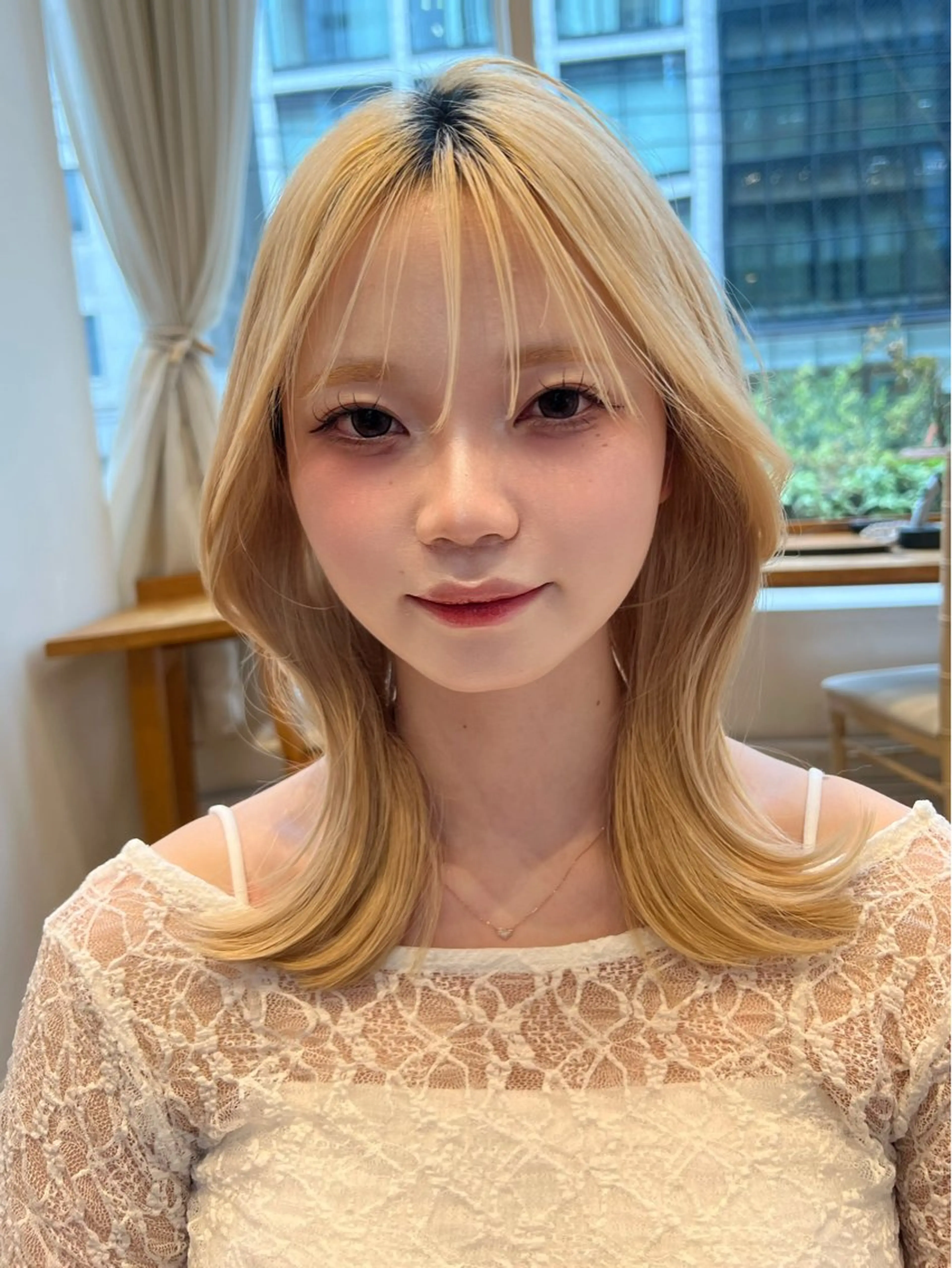 ミディアム カラー カット 望月威吹/表参道/レ イヤー/似合わせのヘアスタイル