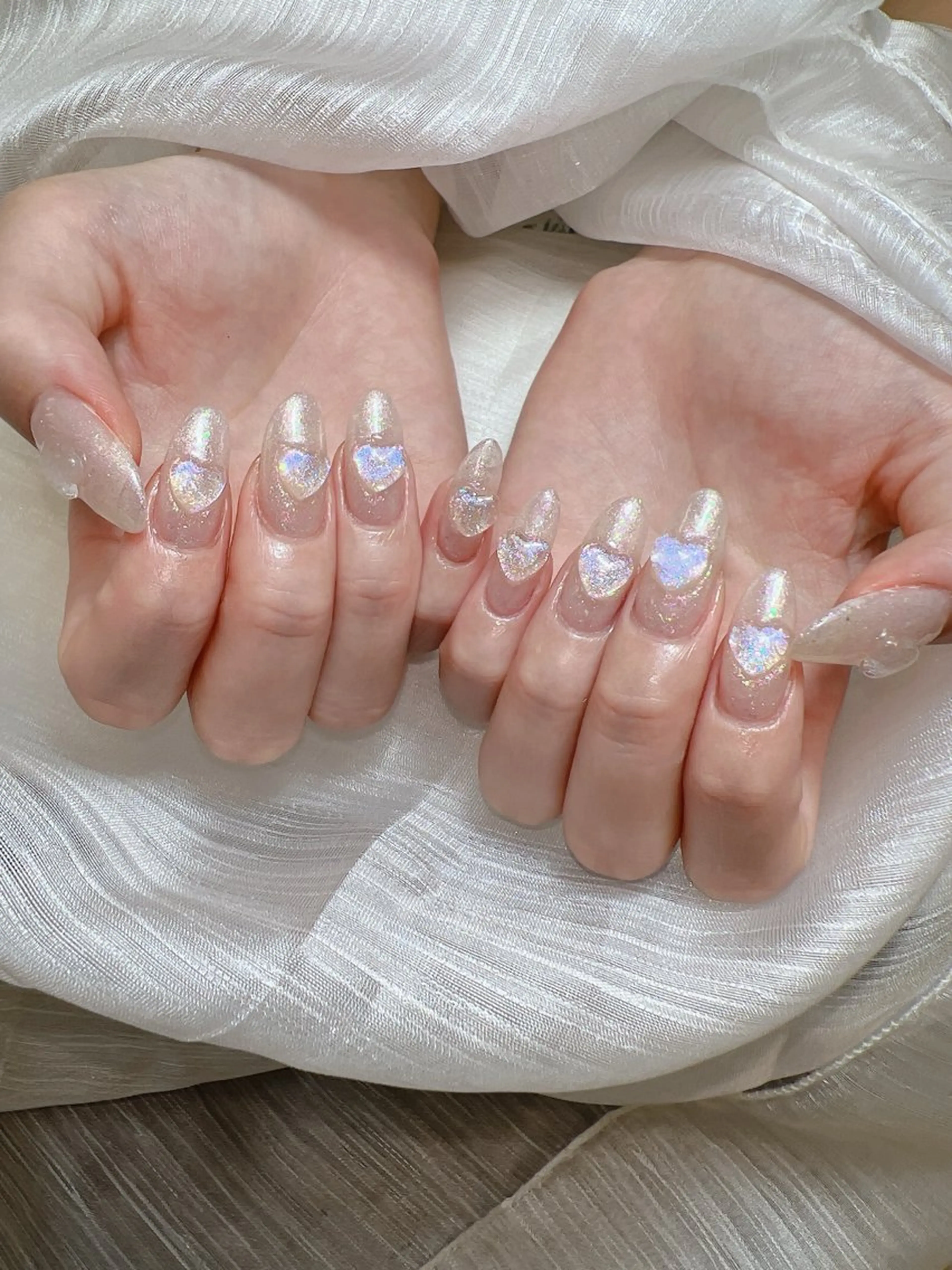 ネイル マグネットネイル ミラーネイル Lee Nailsのネイルデザイン