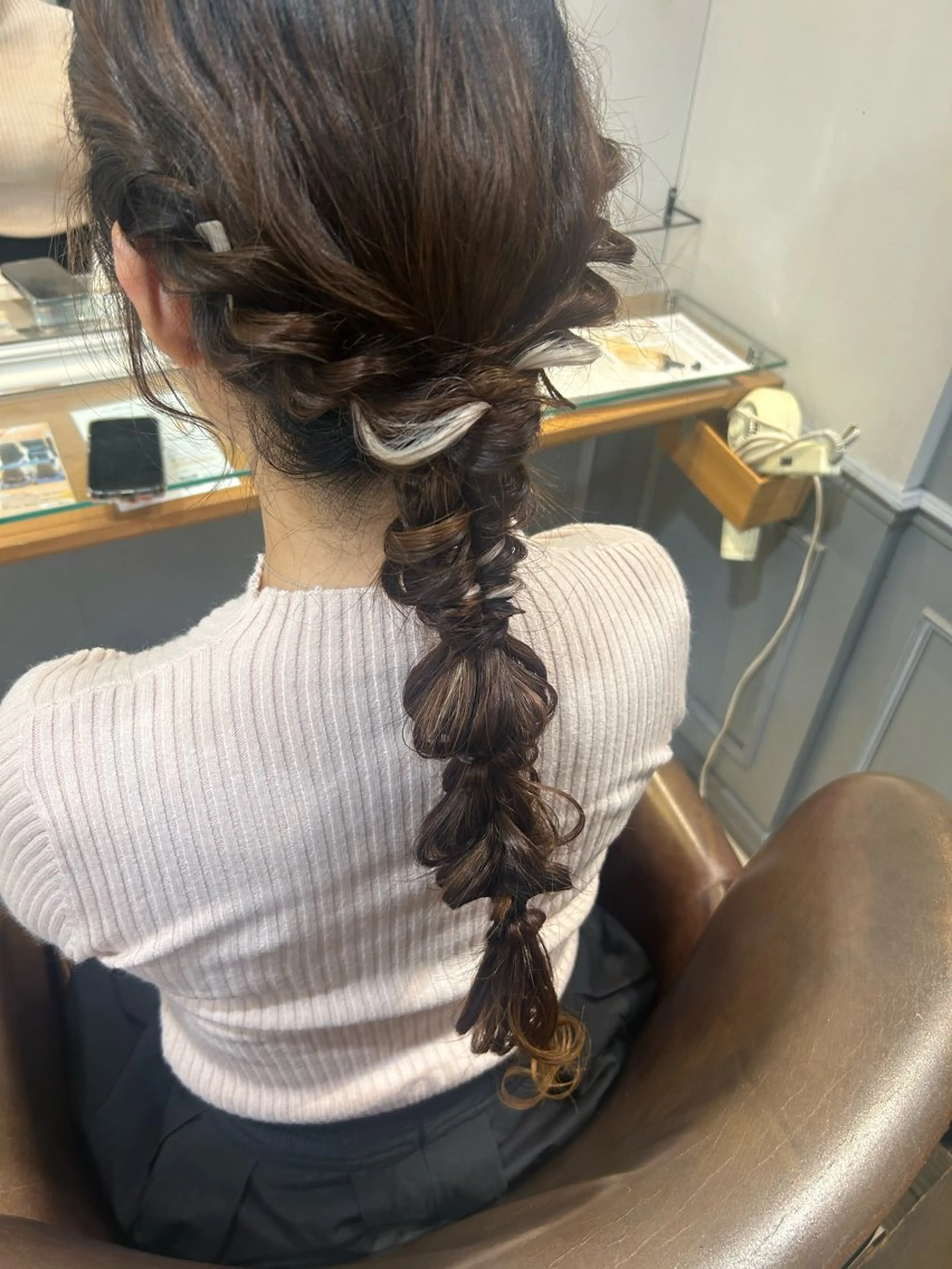 ヘアアレンジ ヘアセット 韓国ヘアー🇰🇷 MIWAのヘアスタイル
