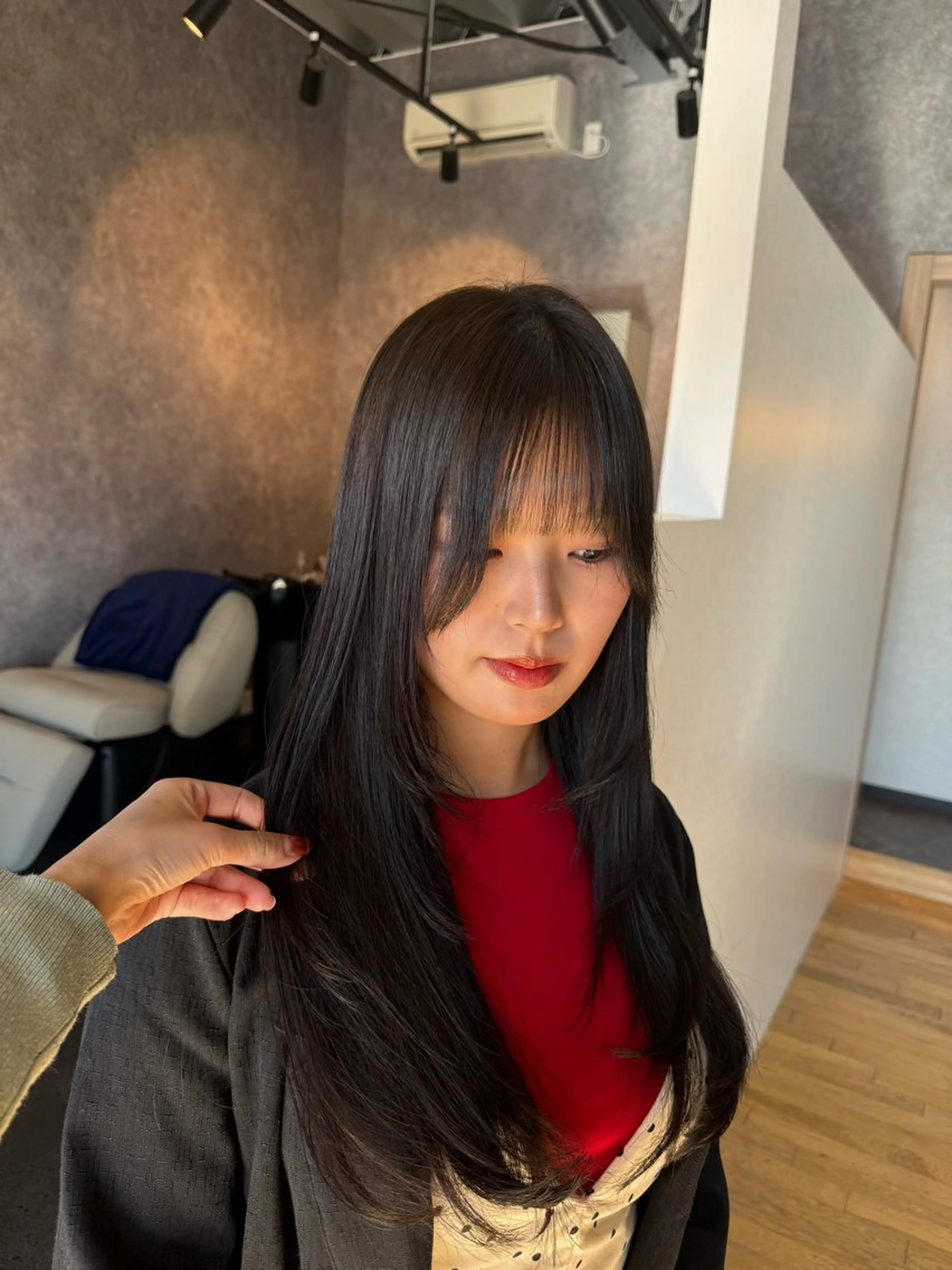 ロング カラー カット ヘアカラー トリートメント 似合わせカット/ レディース特化/佑月のヘアスタイル
