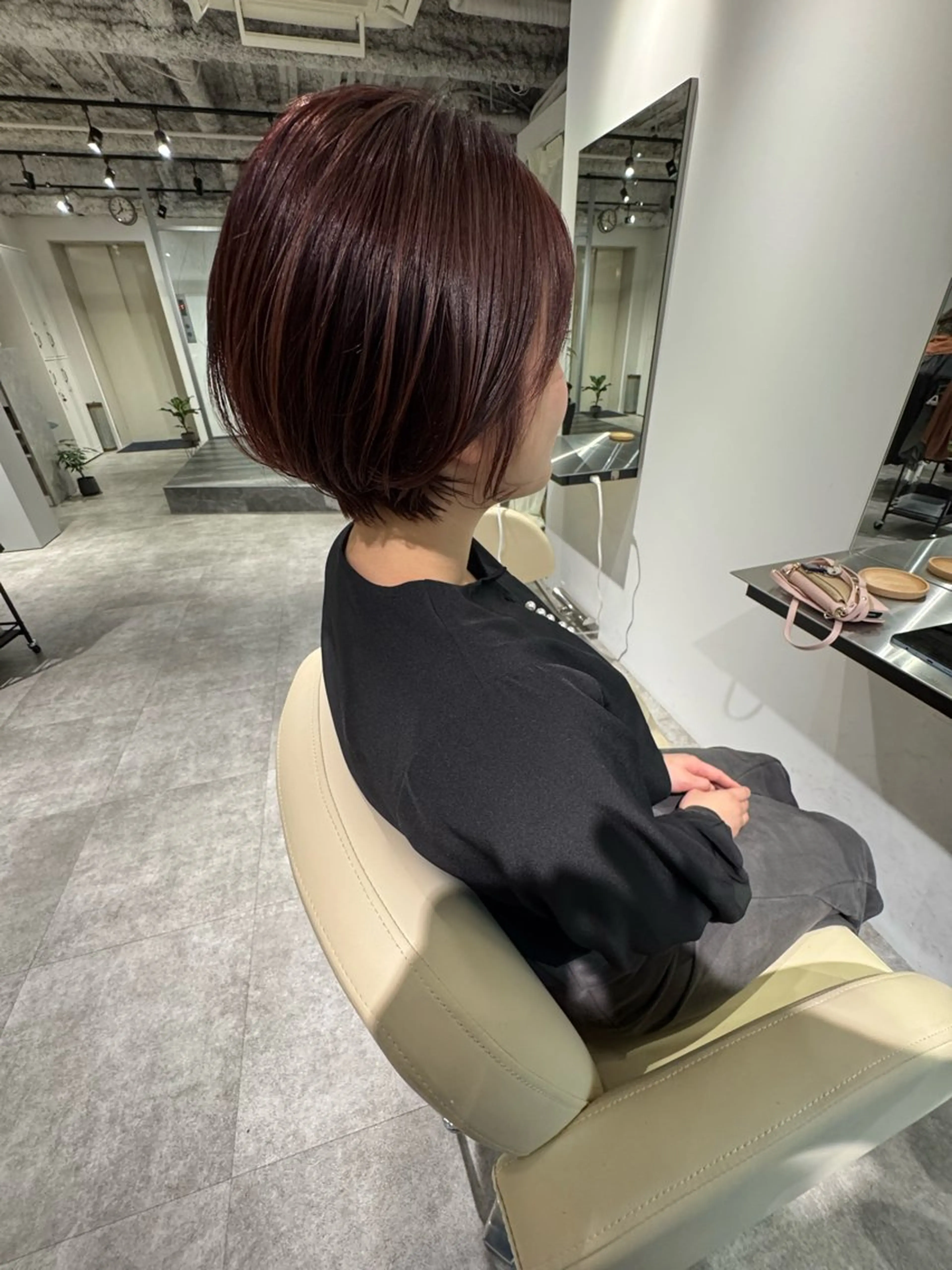 ショート カラー ショートボブ ボブ ショートヘア カット ヘッドスパ 夜23時まで予約🉑 reverieあきらのヘアスタイル