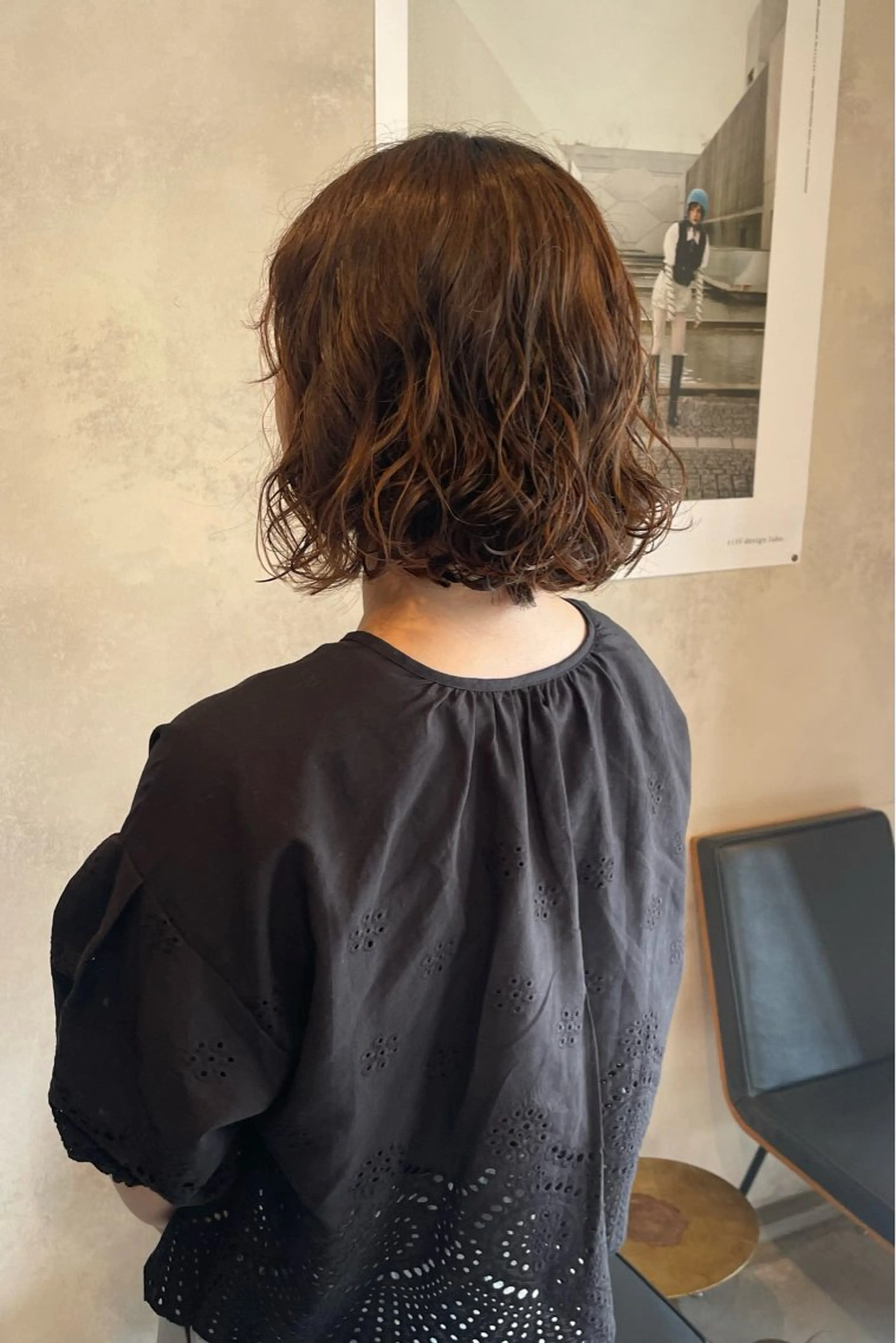 ショート パーマ 橋本 実奈美のヘアスタイル