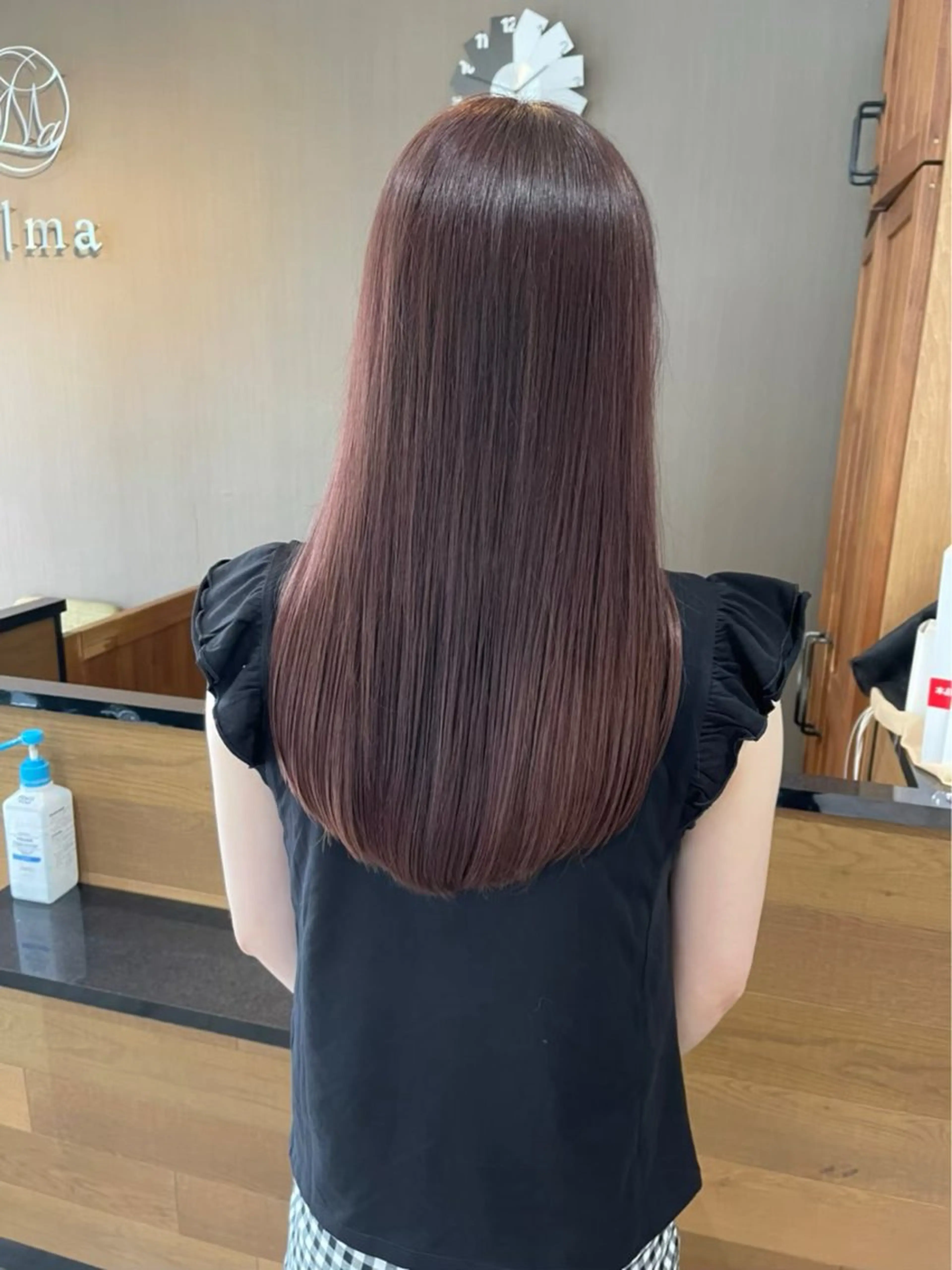 セミロング 縮毛矯正 Alma所属・髪質改善ストレート/ 廣瀬のヘアスタイル