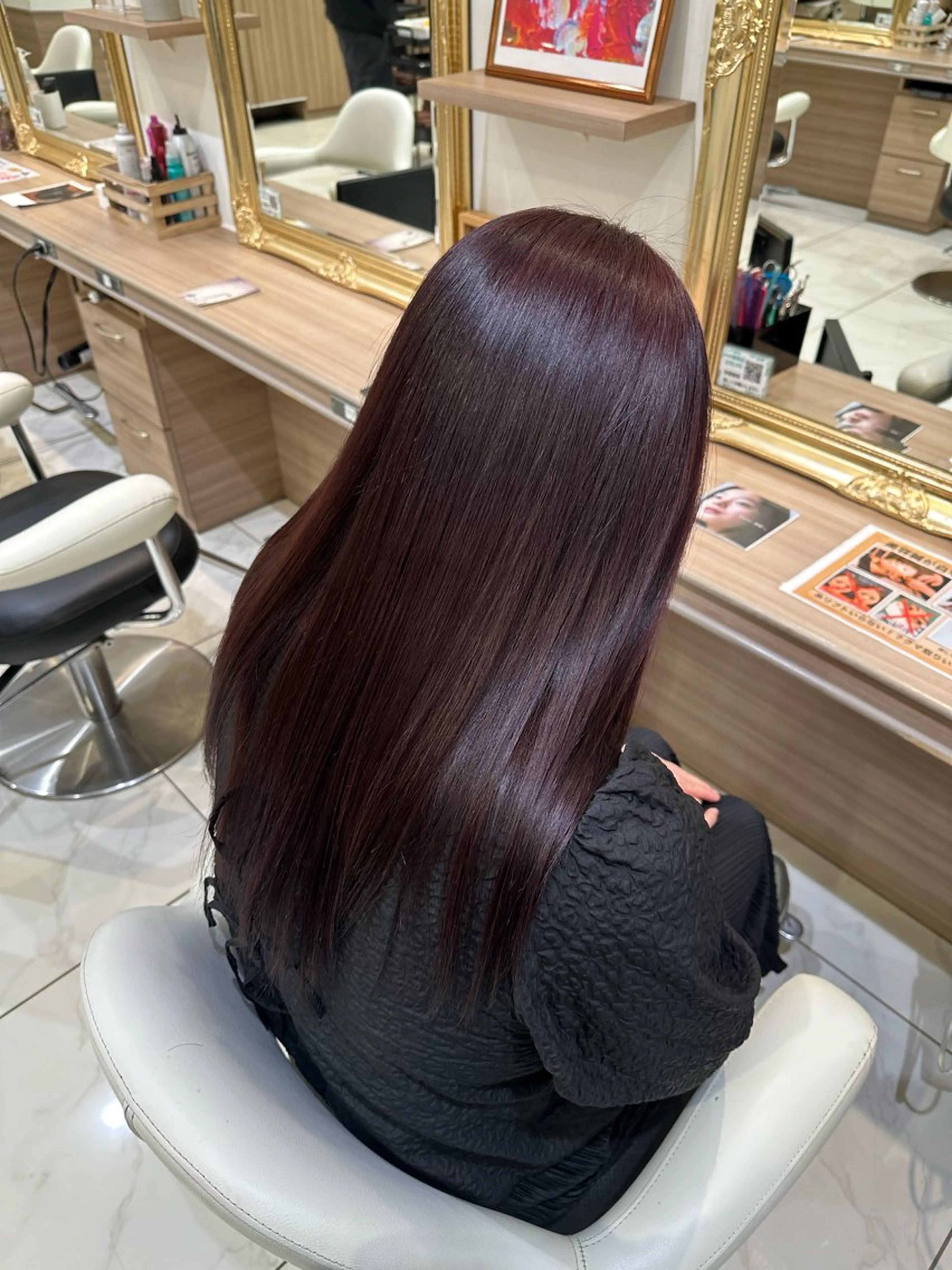 ロング ピンクラベンダー ヘアカラー トリートメント 🎀艶髪カラー🎀 Aiのヘアスタイル