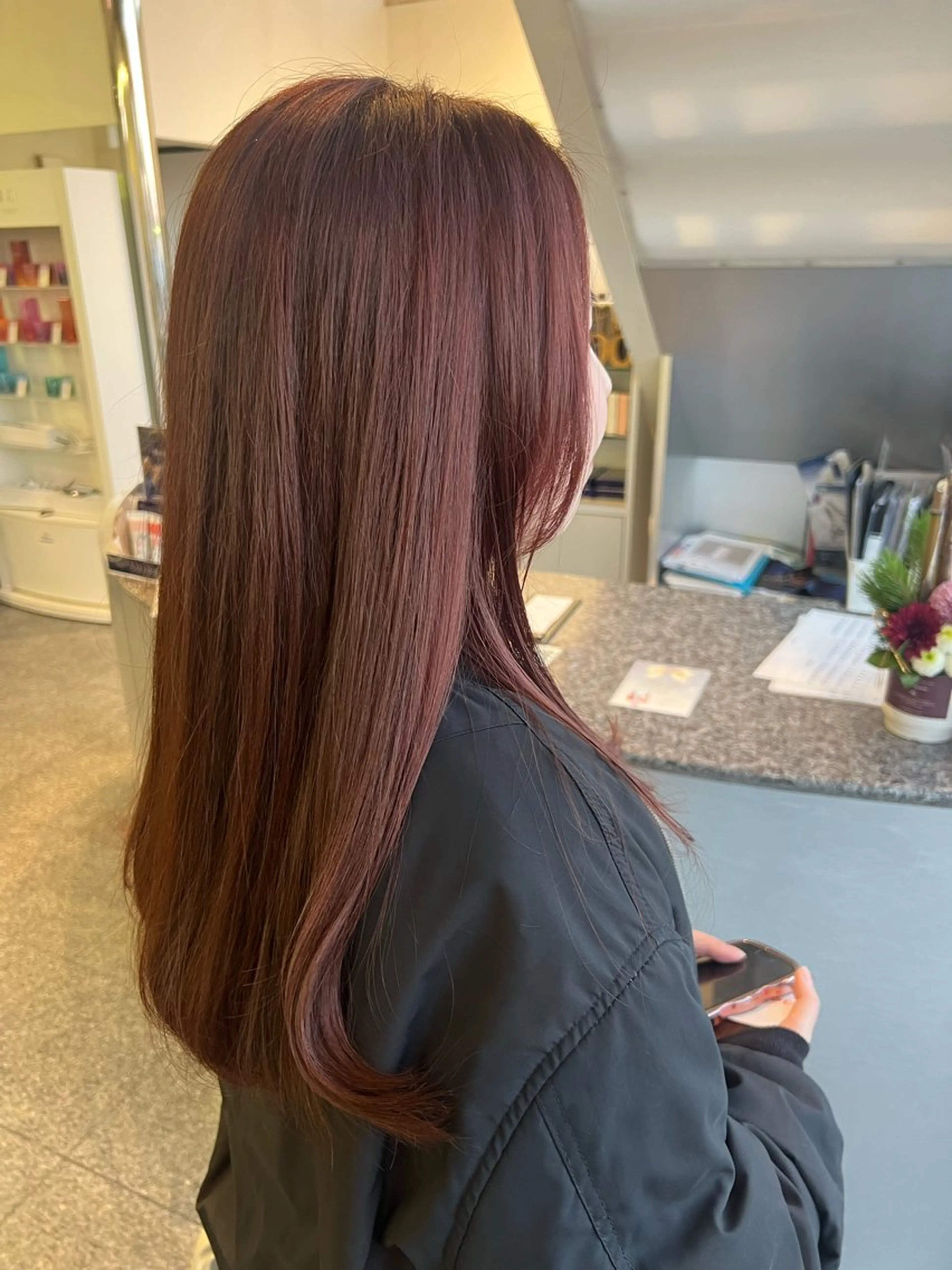 カラー ブラウンカラー ヘアカラー 武田 瑞季のヘアスタイル