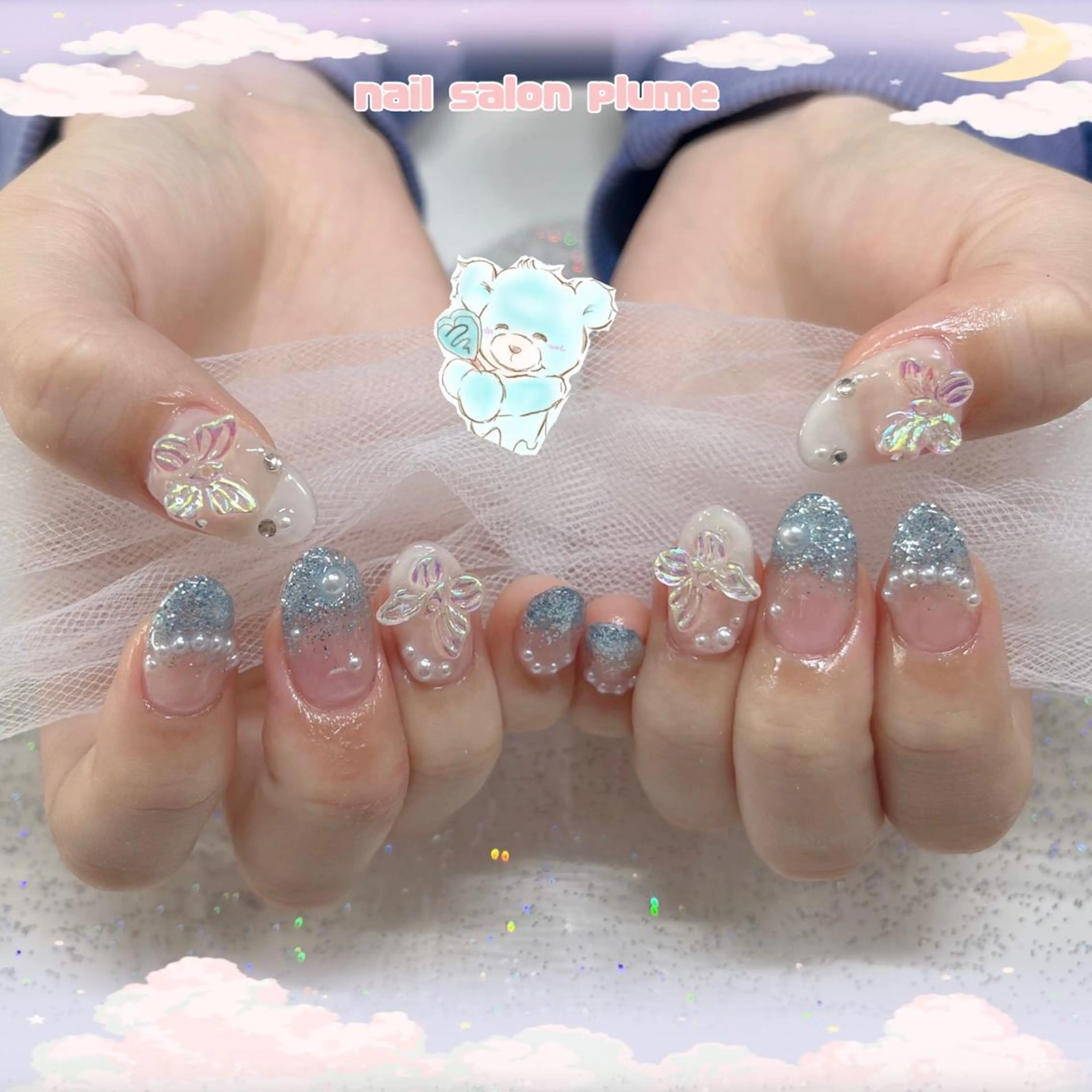 ネイル ハンドネイル plume nail ☆韓国ネイルのネイルデザイン