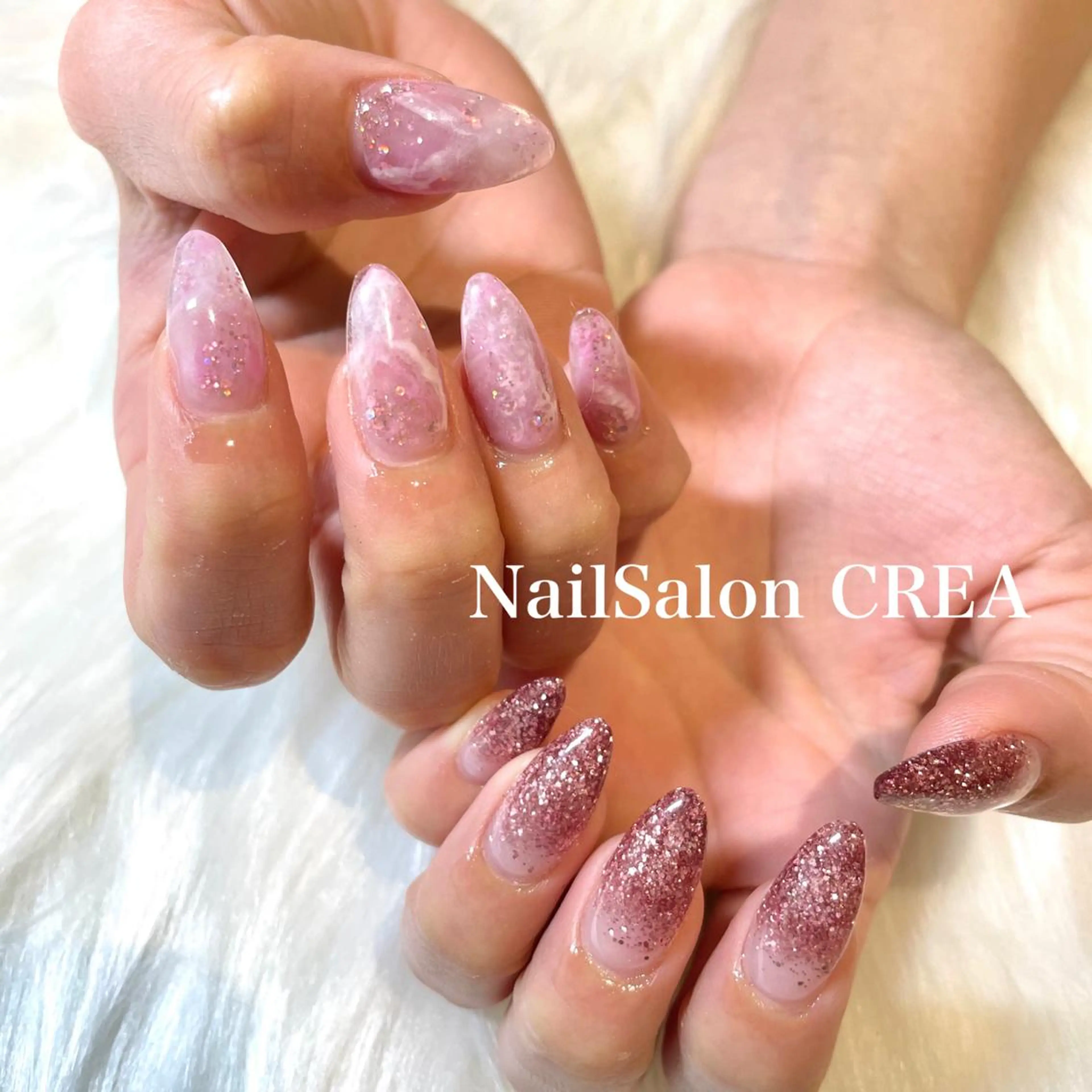 ネイル アートネイル ジェルネイル ハンドネイル NailSalon CREAのネイルデザイン