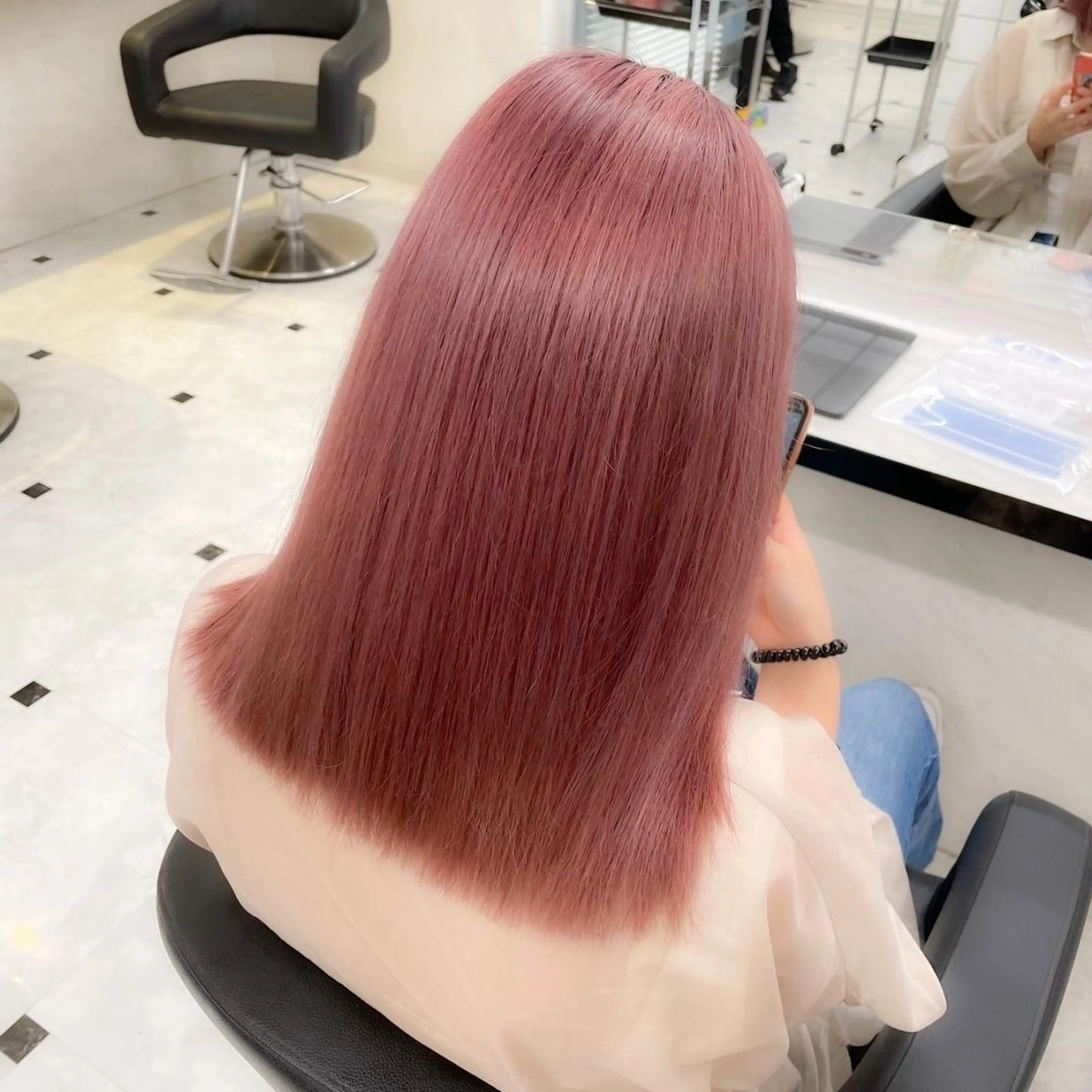 カラー 💗ブリーチなし暖色 kotono💗のヘアスタイル