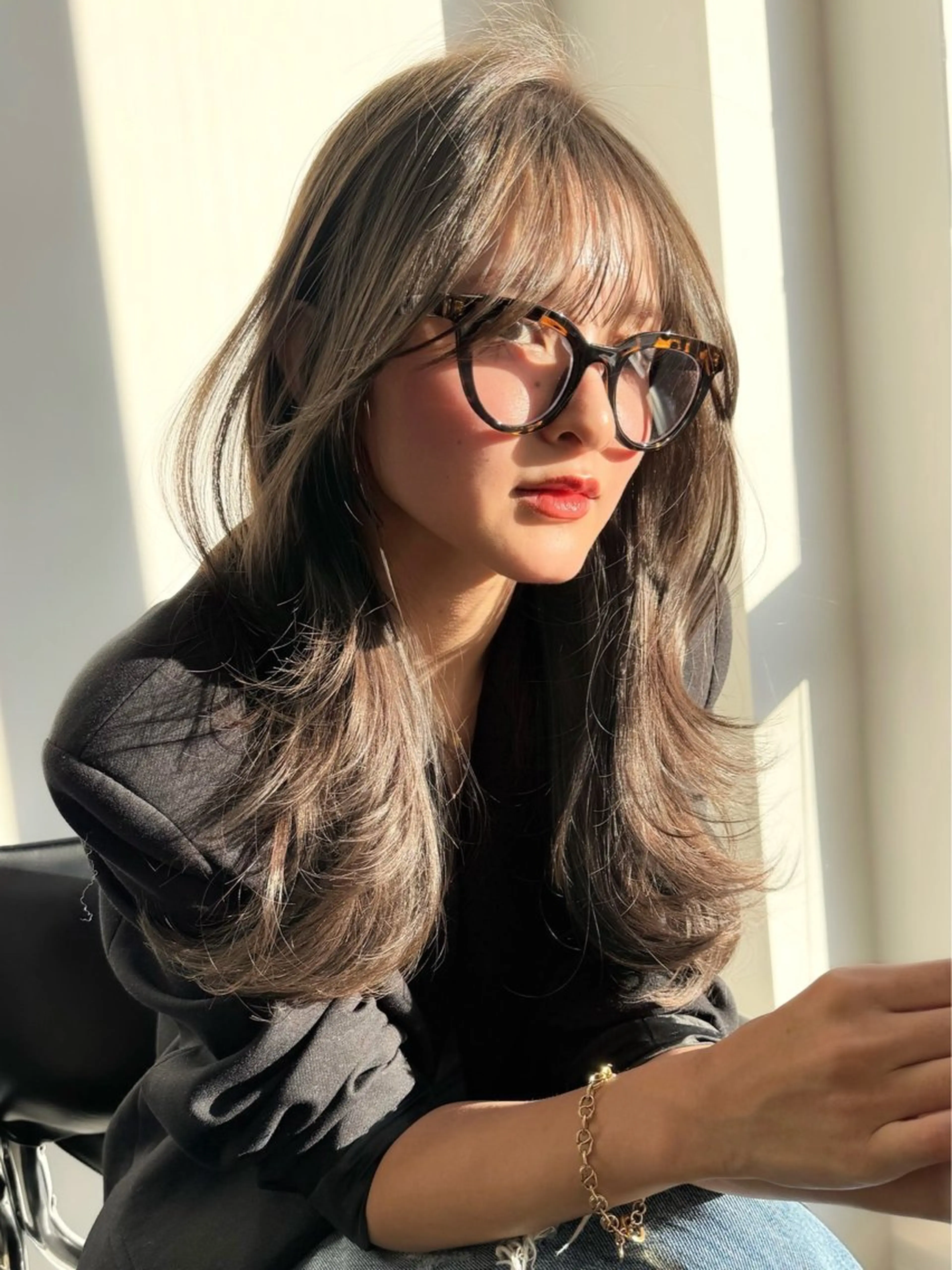 ロング カラー カット ヘアカラー トリートメント 表参道/レイヤー カット/ryoのヘアスタイル