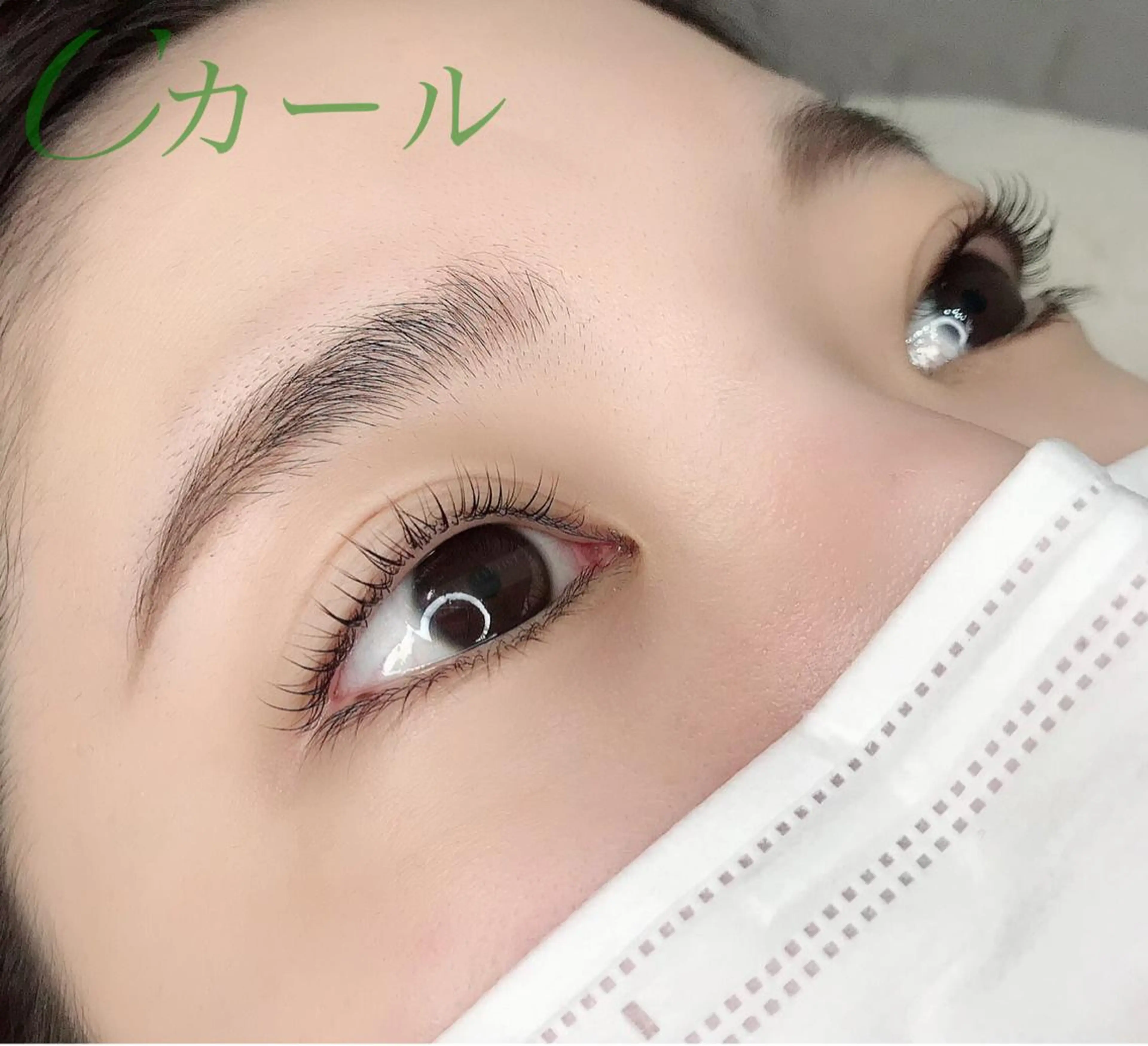 マツエク・マツパ Cカール Lカール 一重×まつ毛パーマ eyelash presh yukaのマツエク・マツパデザイン