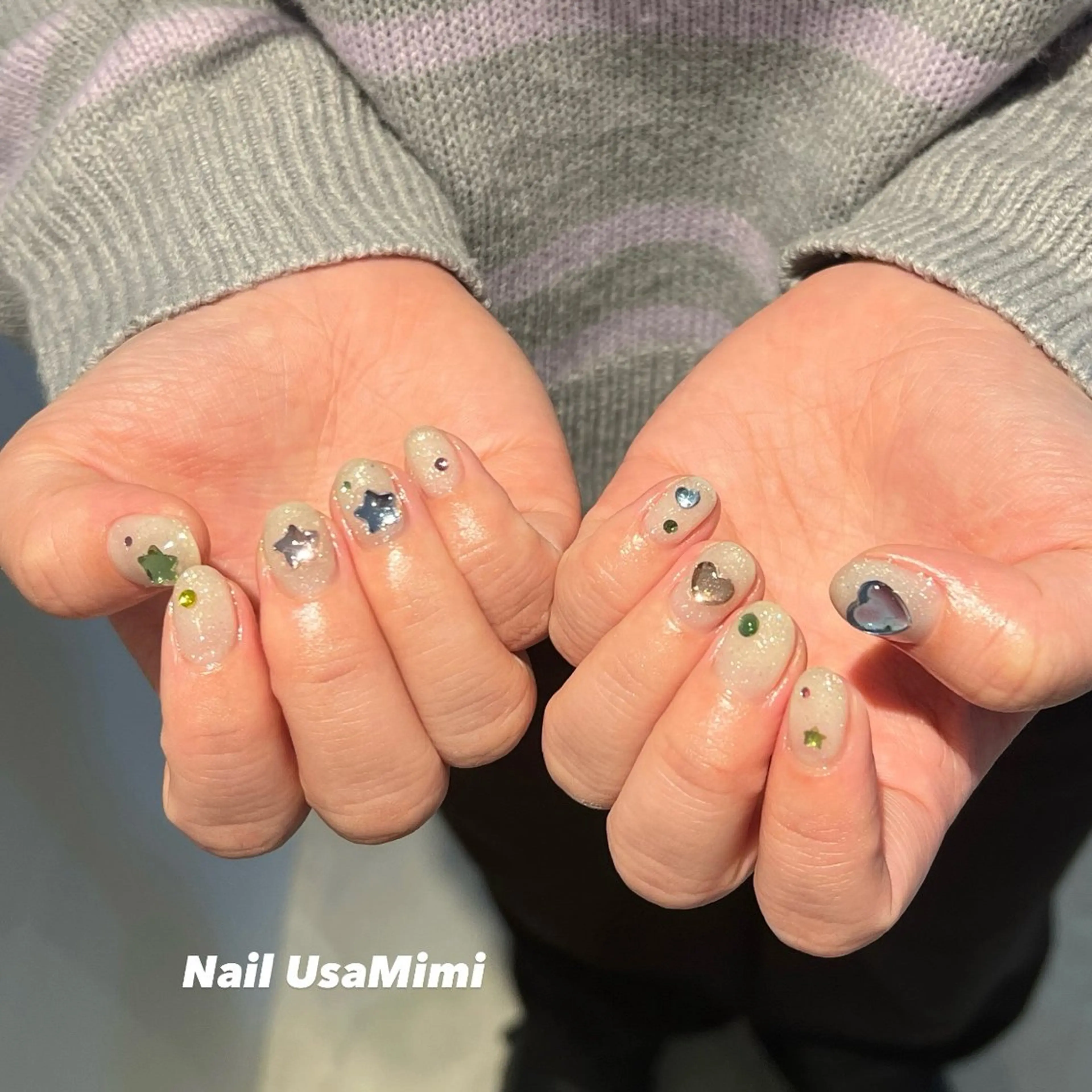 ネイル ハンドネイル 本町NailUsa Mimi RIKOのネイルデザイン