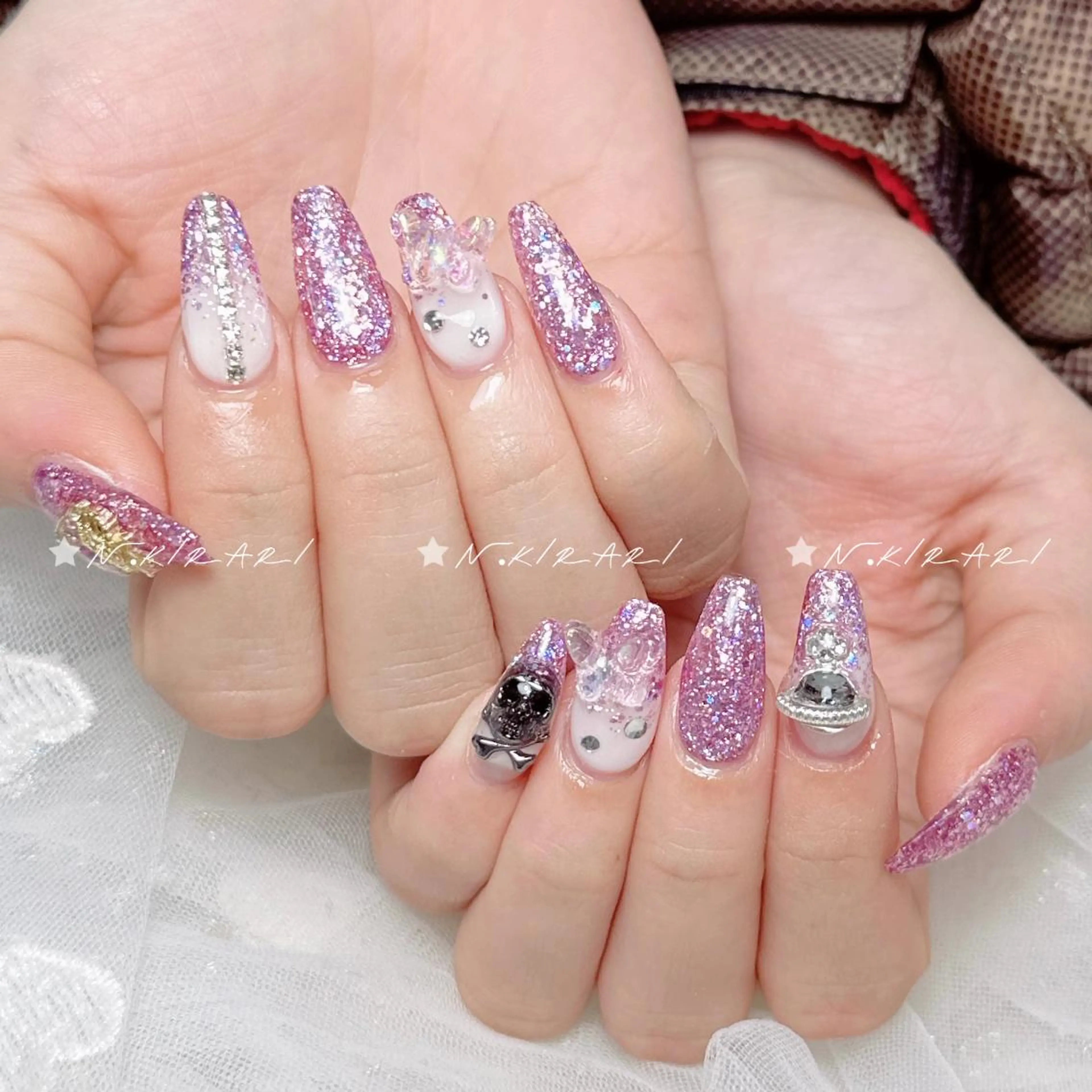 ネイル 🎀 ユズ 🎀のネイルデザイン