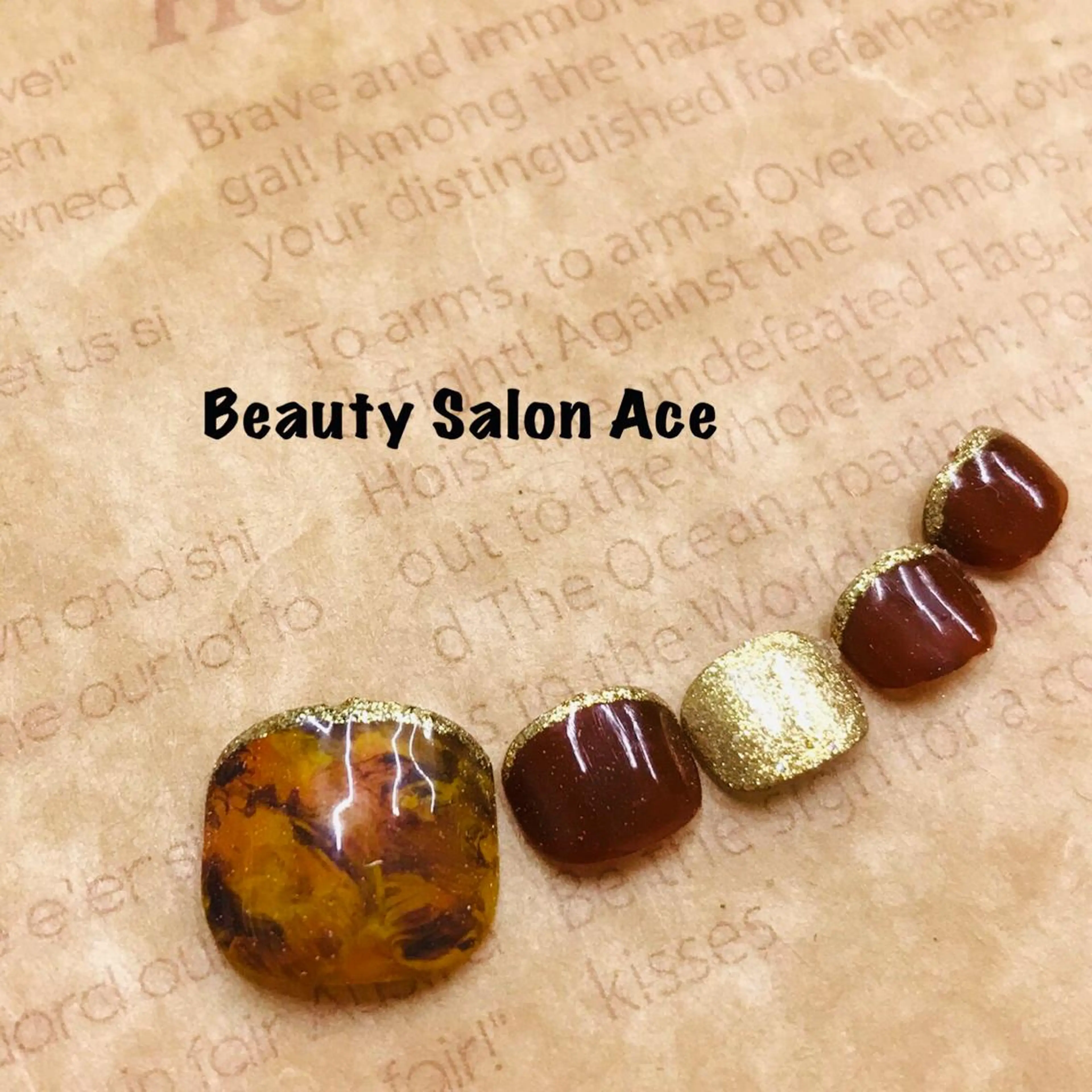 ネイル フットネイル 池袋フィルイン Ace♡Nailのネイルデザイン