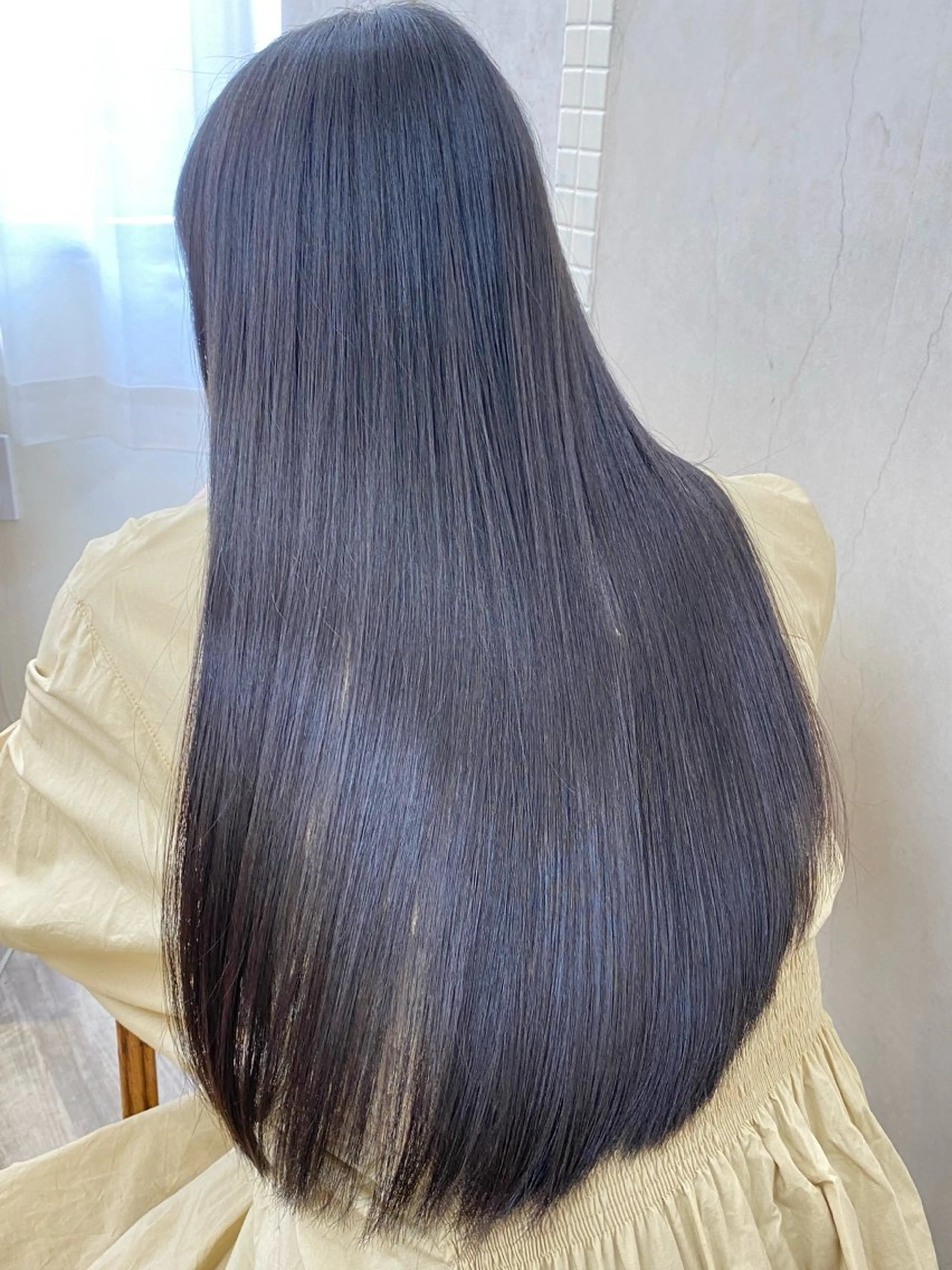 セミロング 縮毛矯正 加納 大翔のヘアスタイル