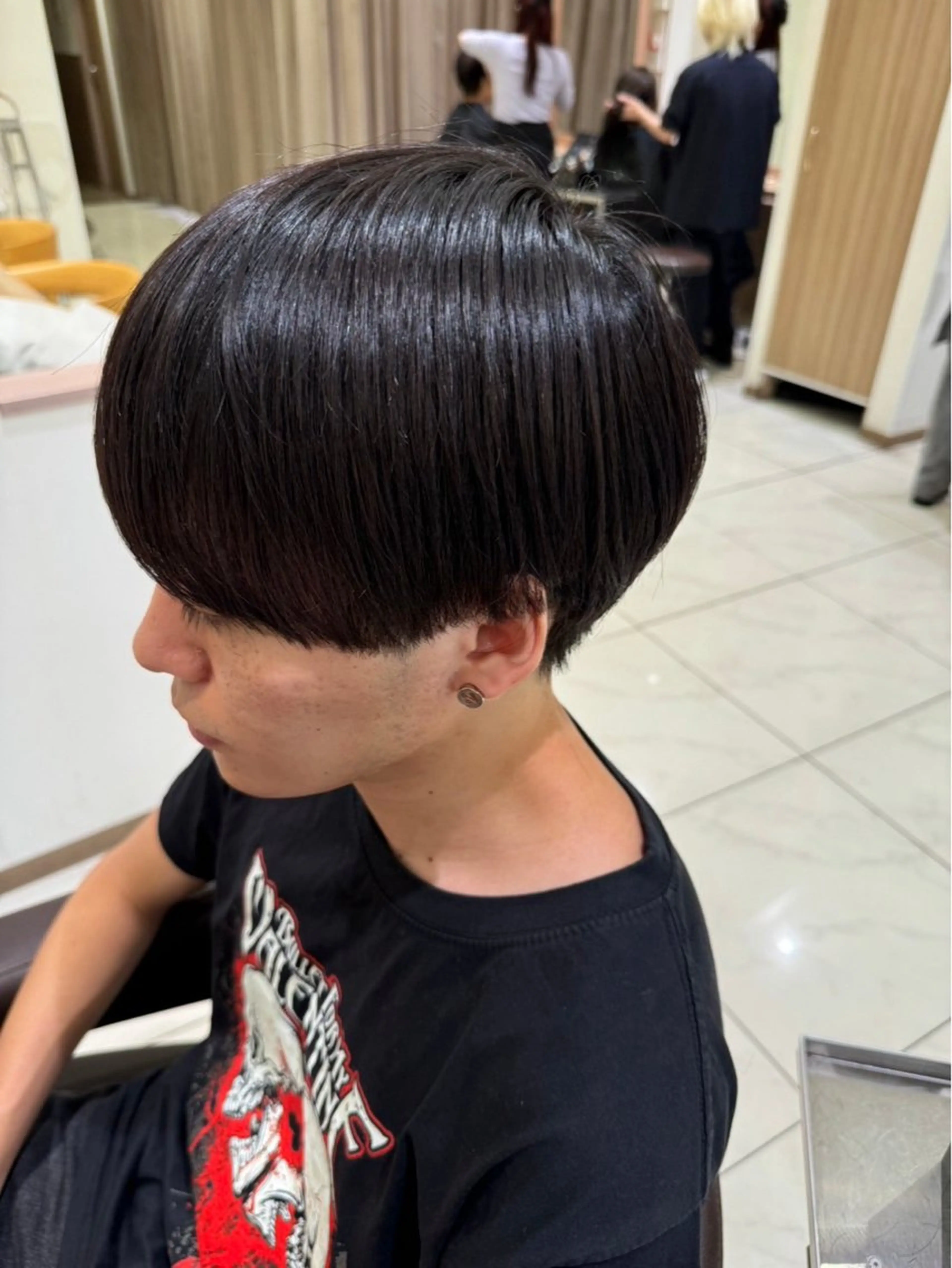 ショート パーマ メンズ カット 縮毛矯正 メンズ毛流れ 縮毛特化/土屋丈のヘアスタイル