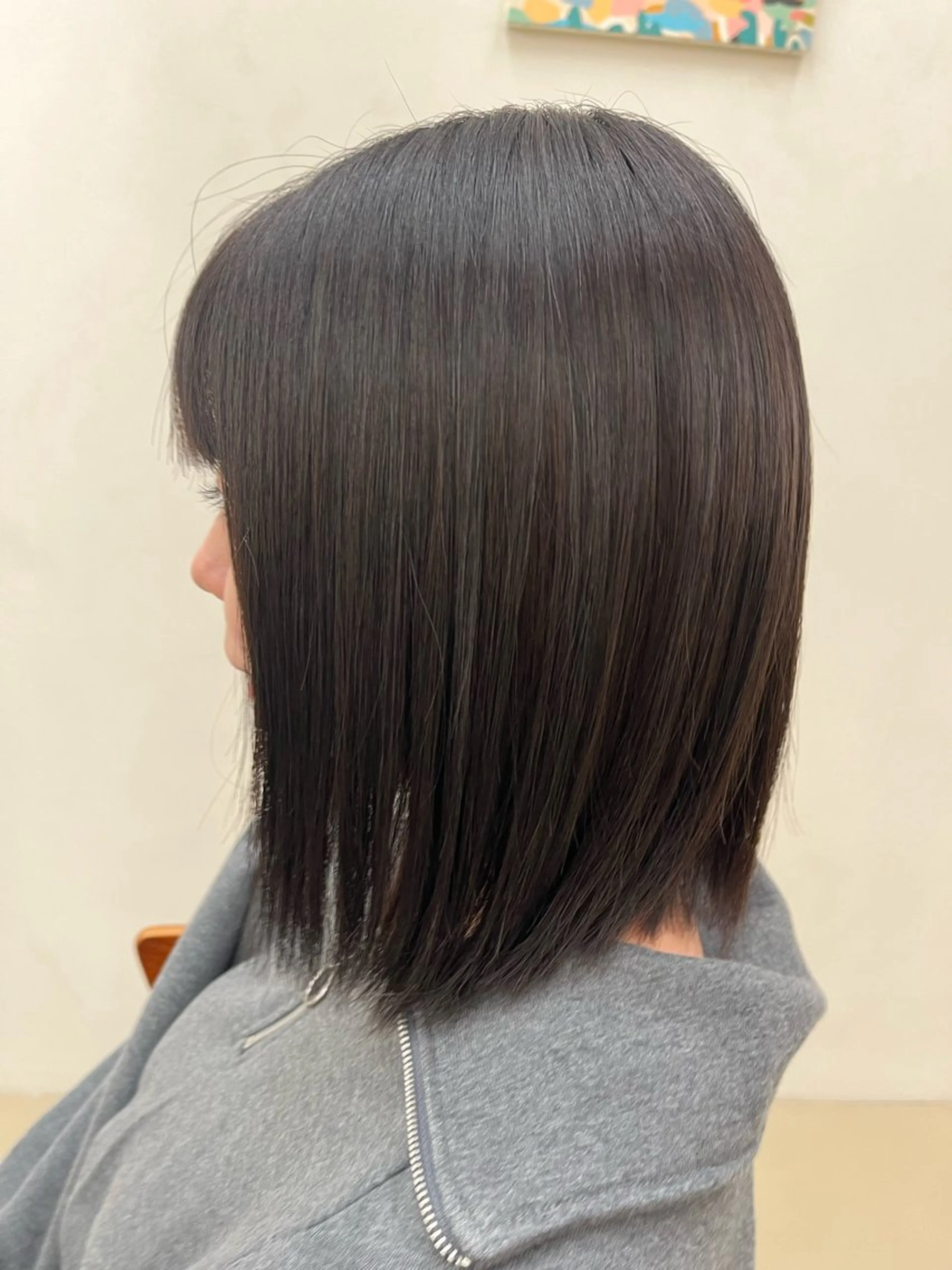 ミディアム カラー 宇野澤 銘のヘアスタイル