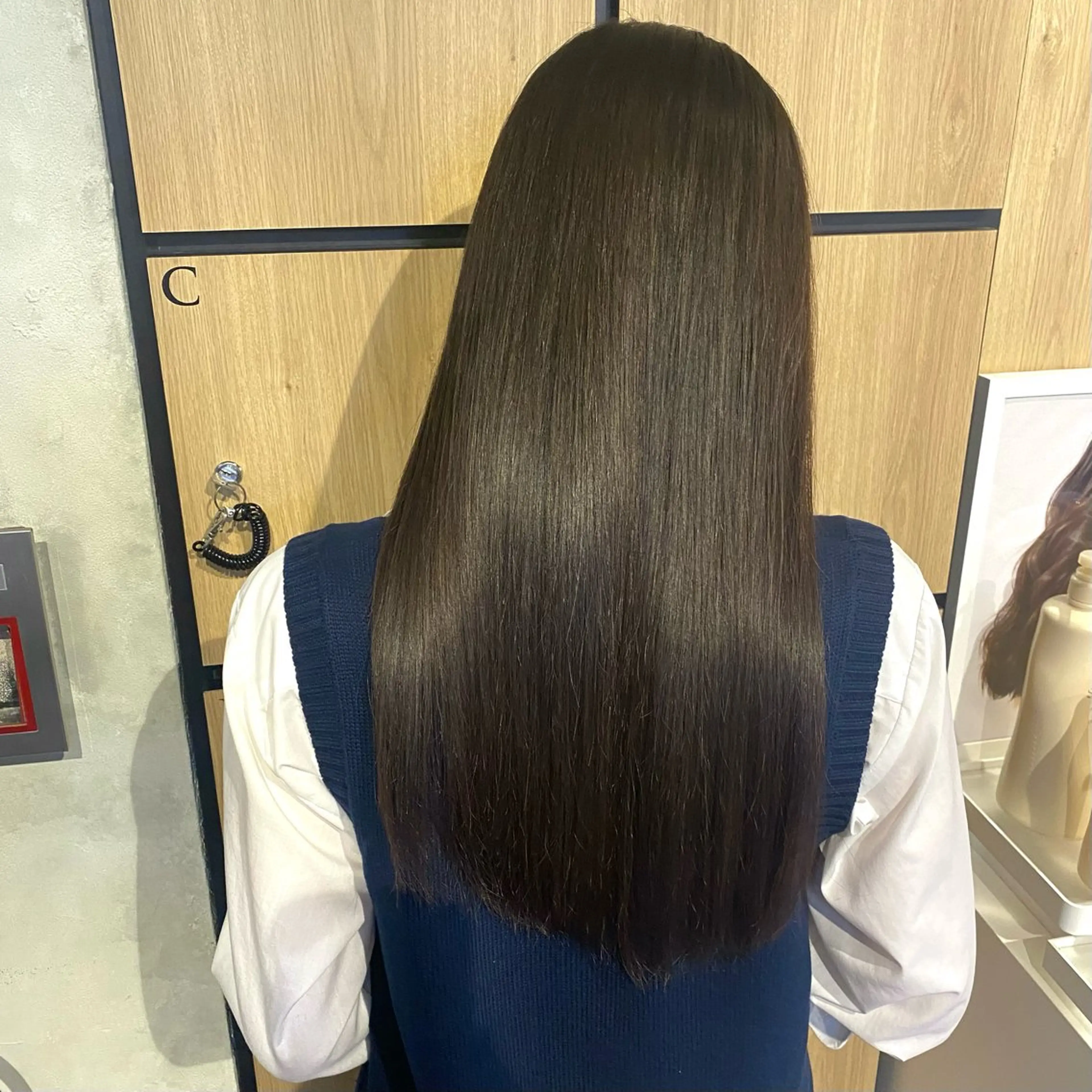 ロング カット ヘアカラー 縮毛矯正 髪質改善サロン 梅田/ヨナミネのヘアスタイル