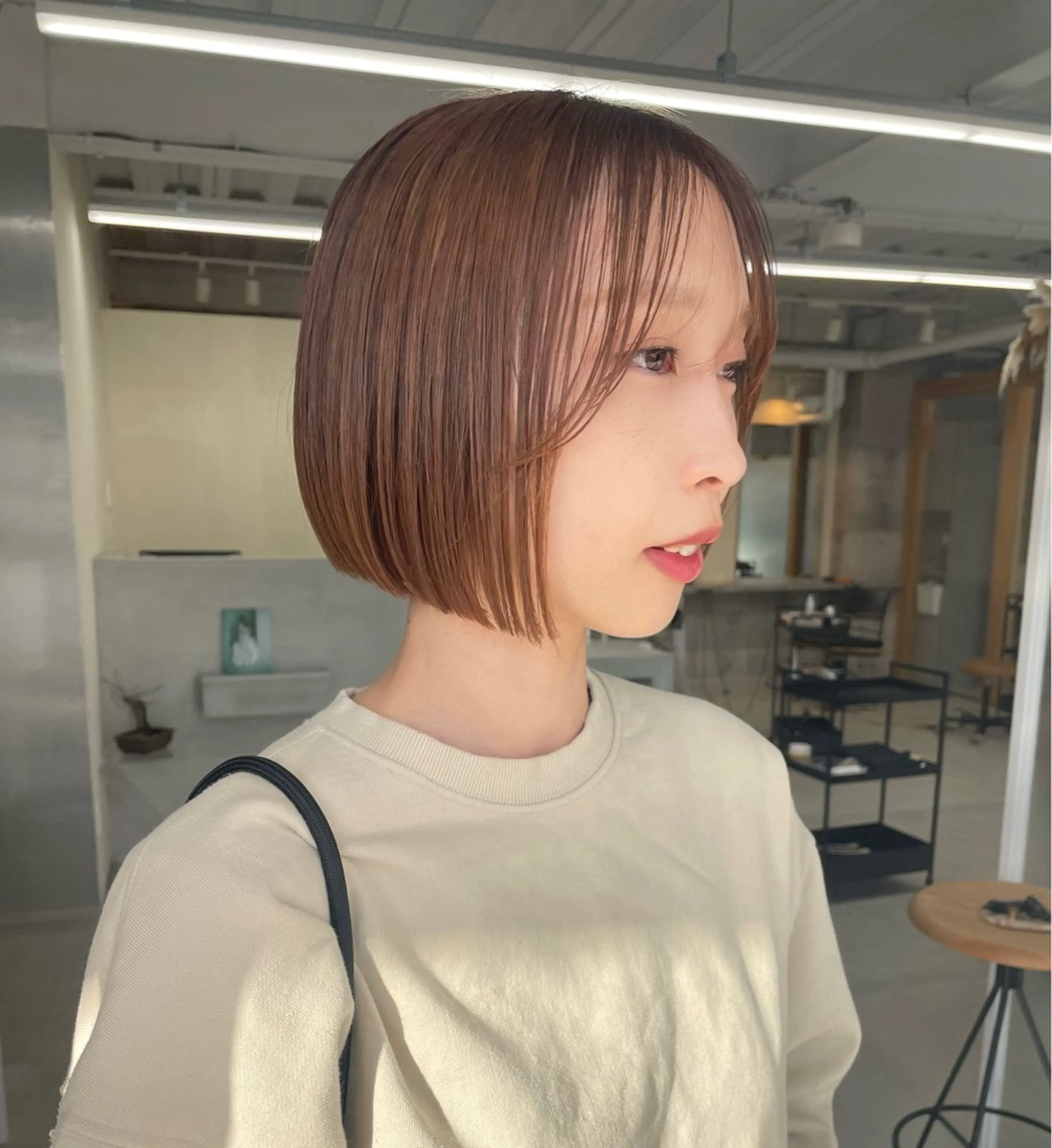 ショート ボブ カット 錦 茉李 @lm.mari03のヘアスタイル