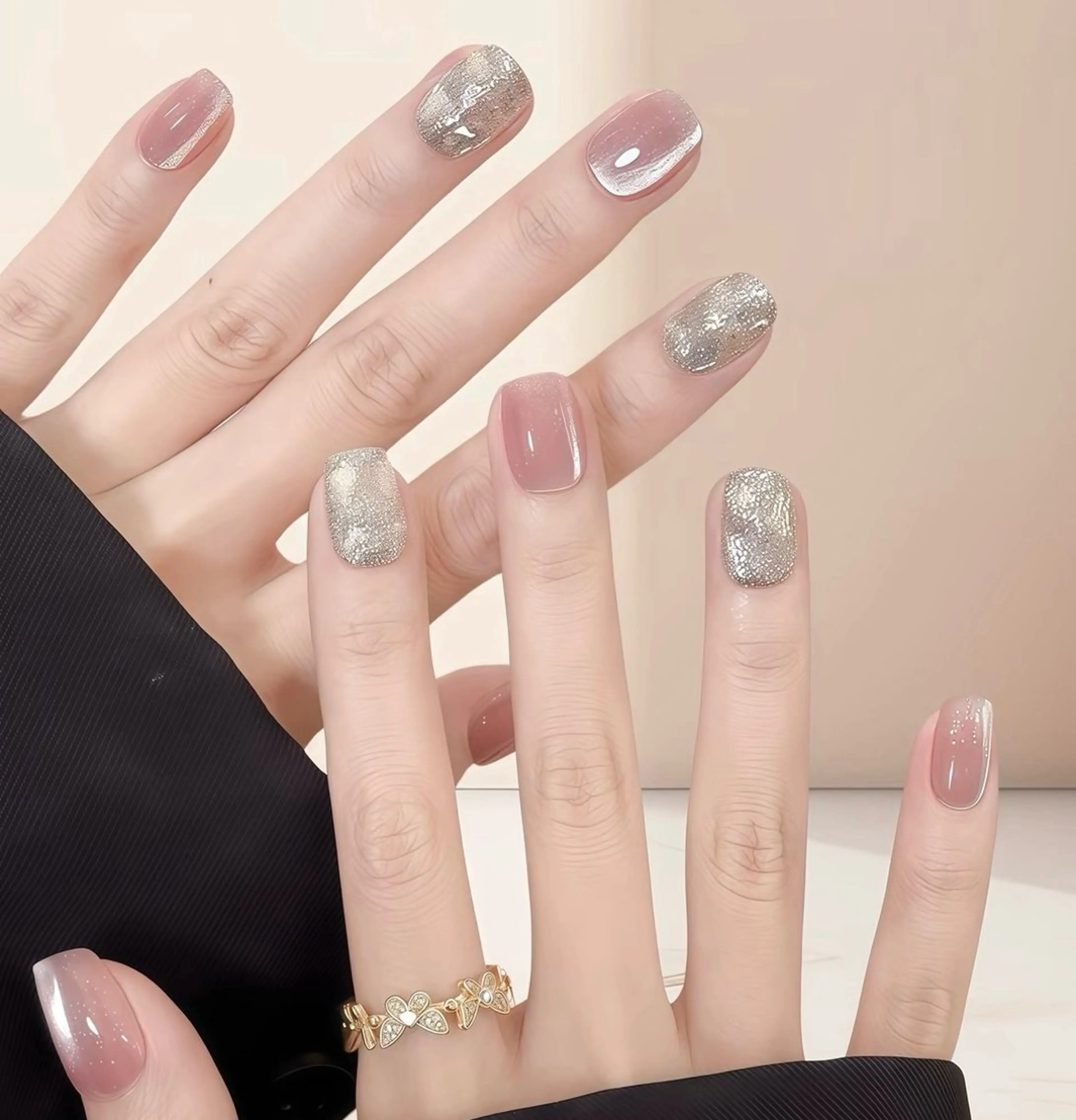 ネイル チークネイル 長さ出し フレンチネイル ガーリー 韓国ネイル sun nail池袋 モデル募集のネイルデザイン