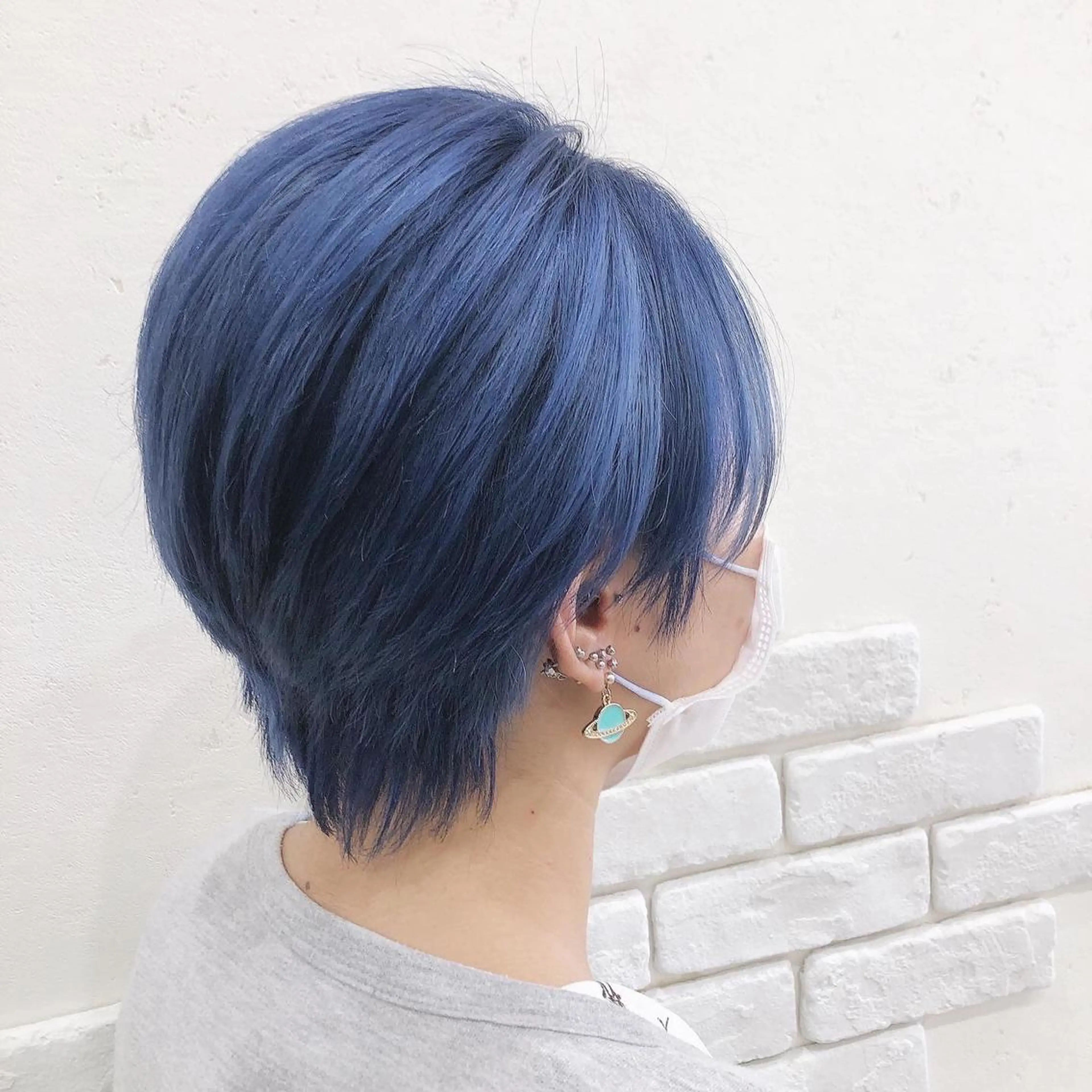 ショート 太白区/白髪ぼかし ハイライト/千葉達人のヘアスタイル