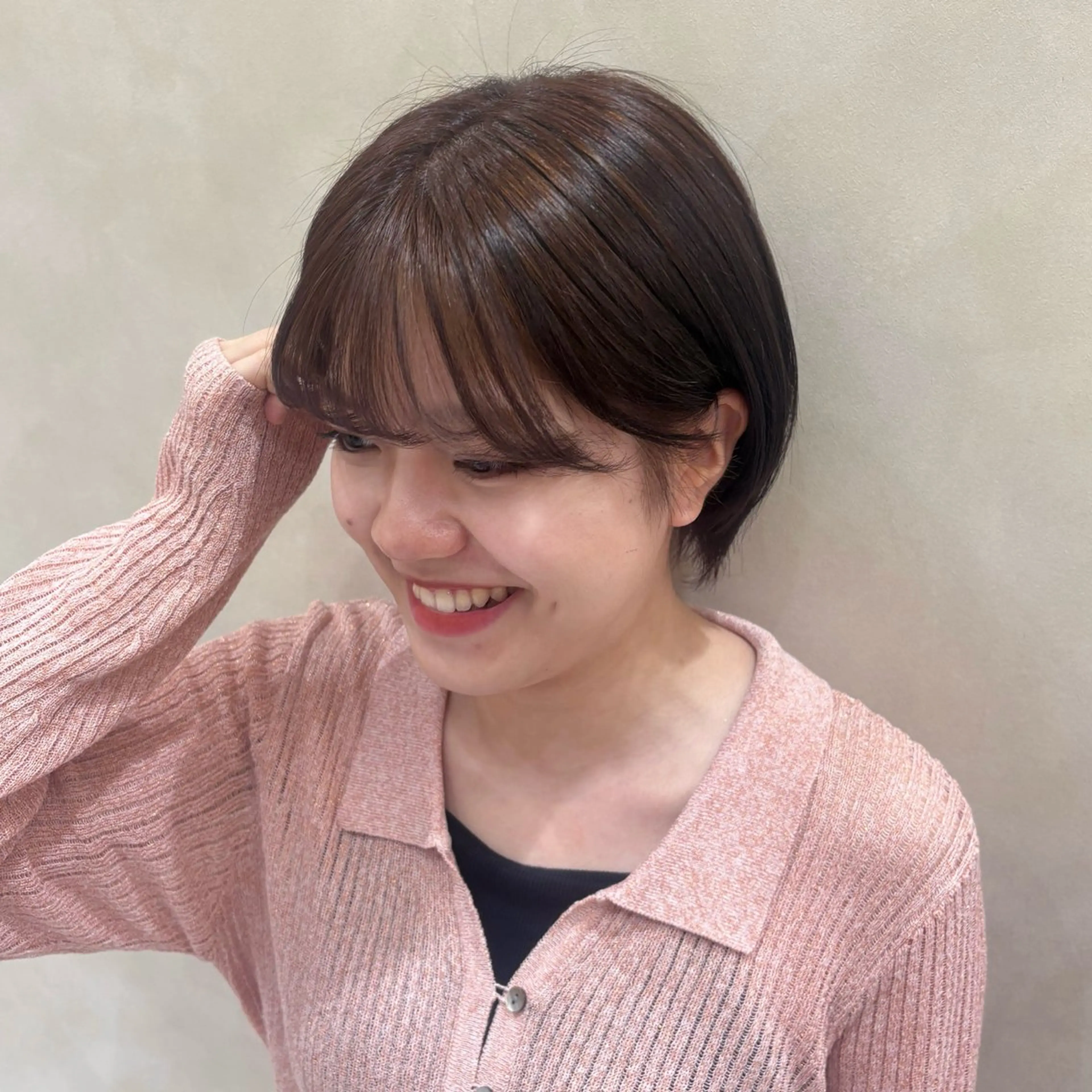 ショート カラー ベージュカラー ラベンダーカラー ラベンダーベージュ トリートメント SAAYA/板橋/ モデル募集中🎀のヘアスタイル