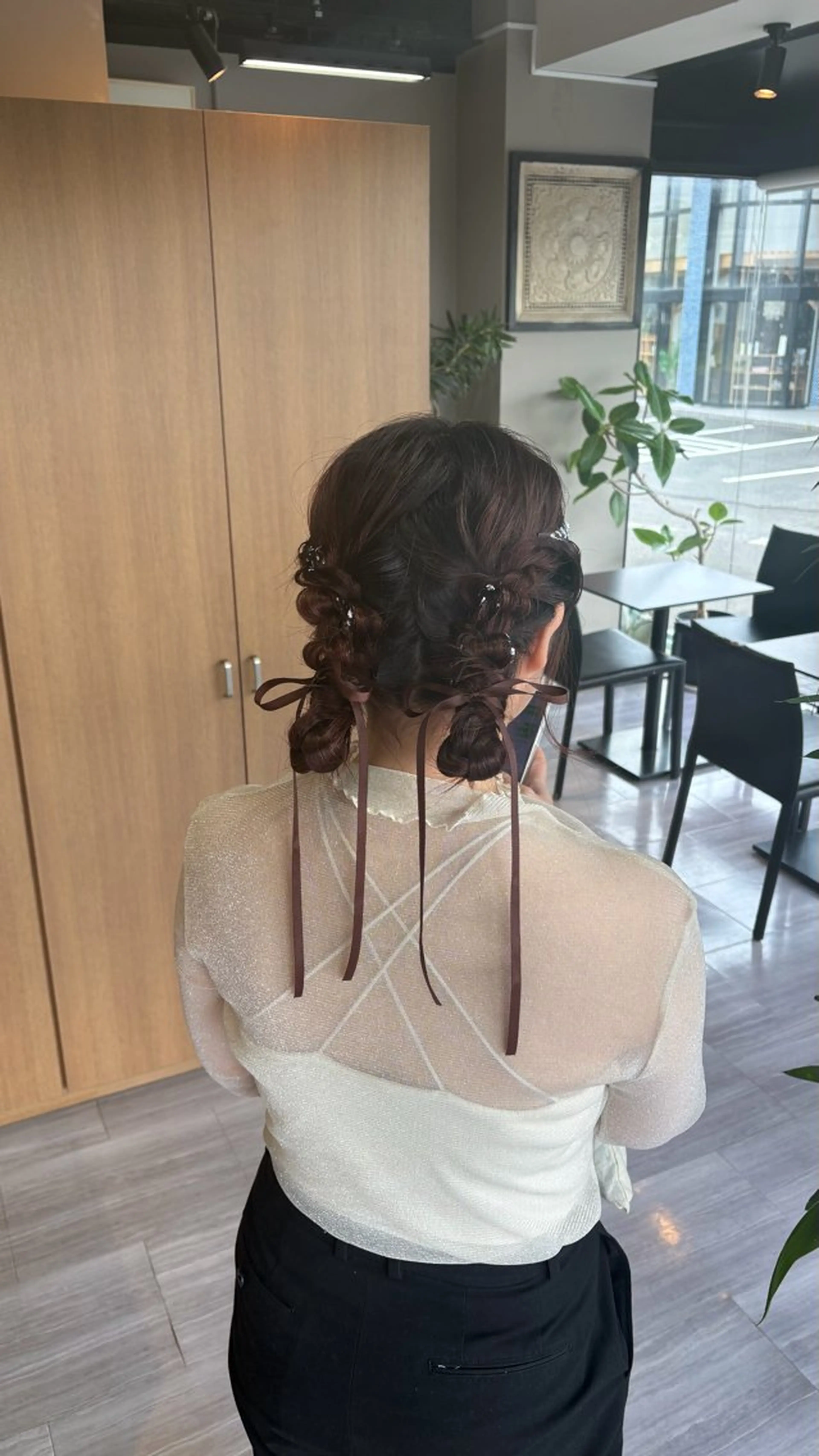 セミロング ヘアセット arika マユのヘアスタイル